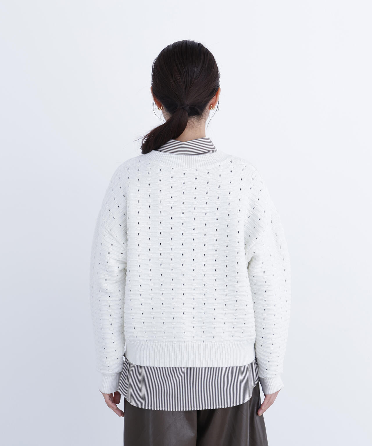 アイレットニットプルオーバー