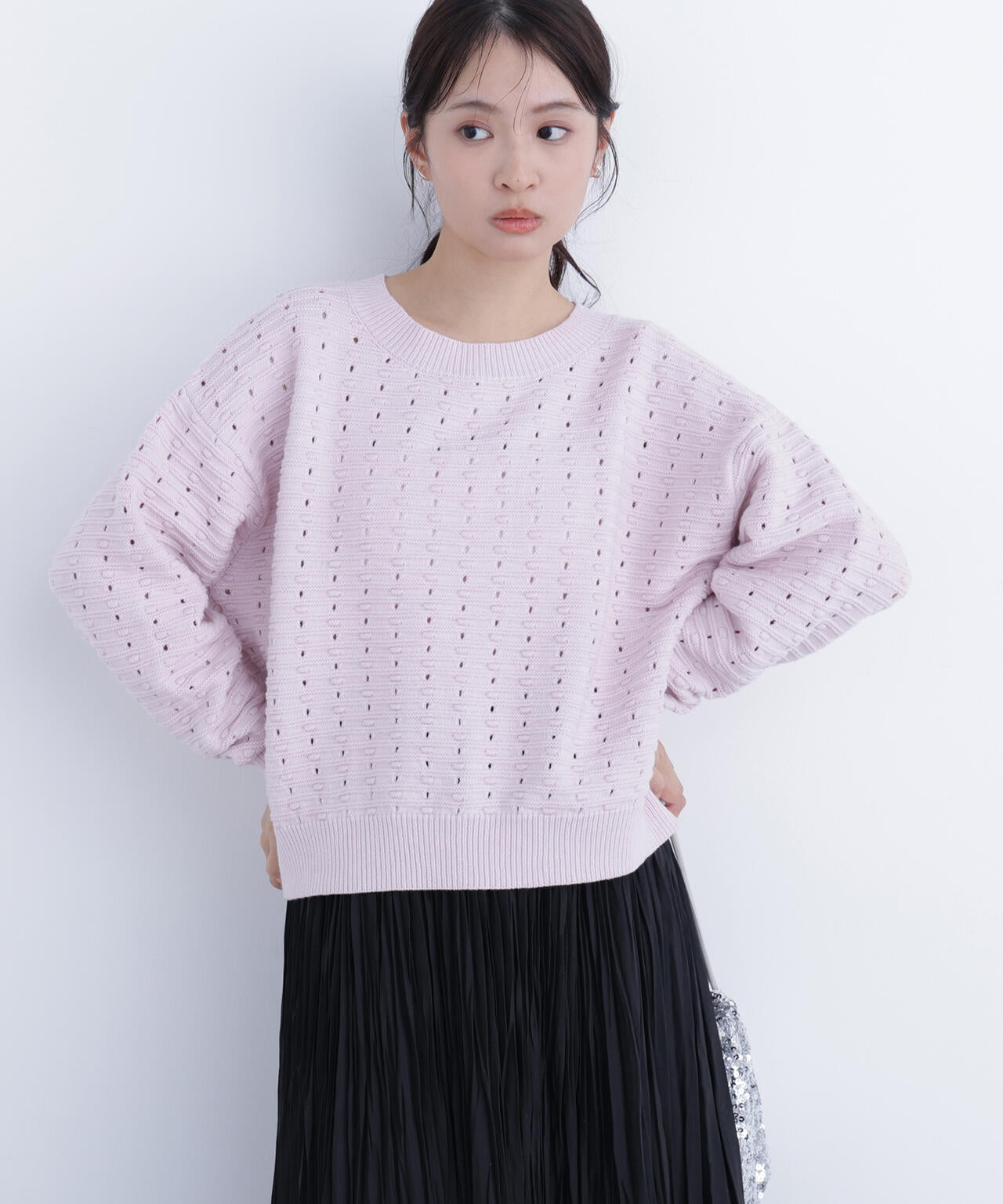 アイレットニットプルオーバー