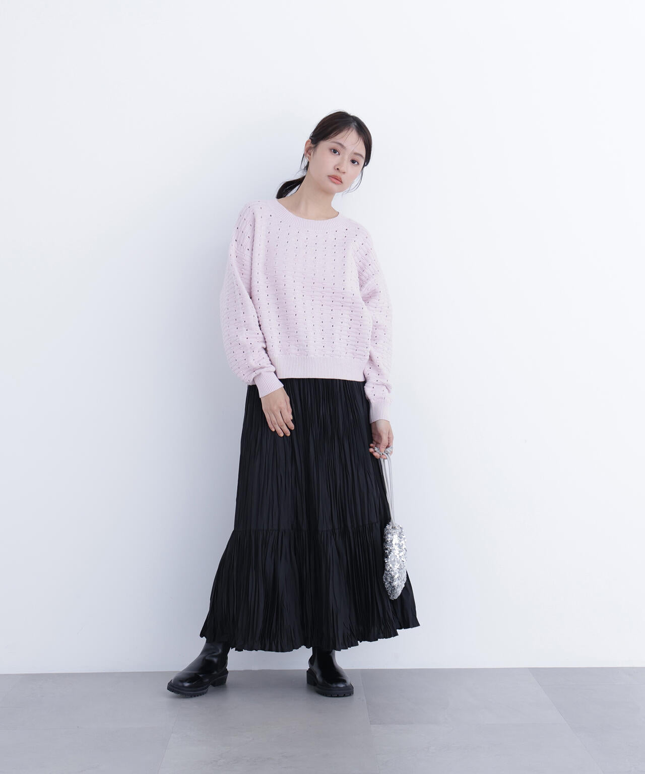 アイレットニットプルオーバー