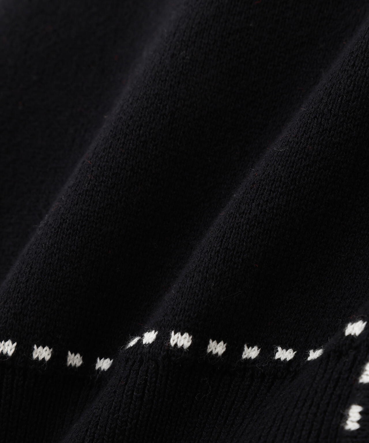 ステッチニットジャケット