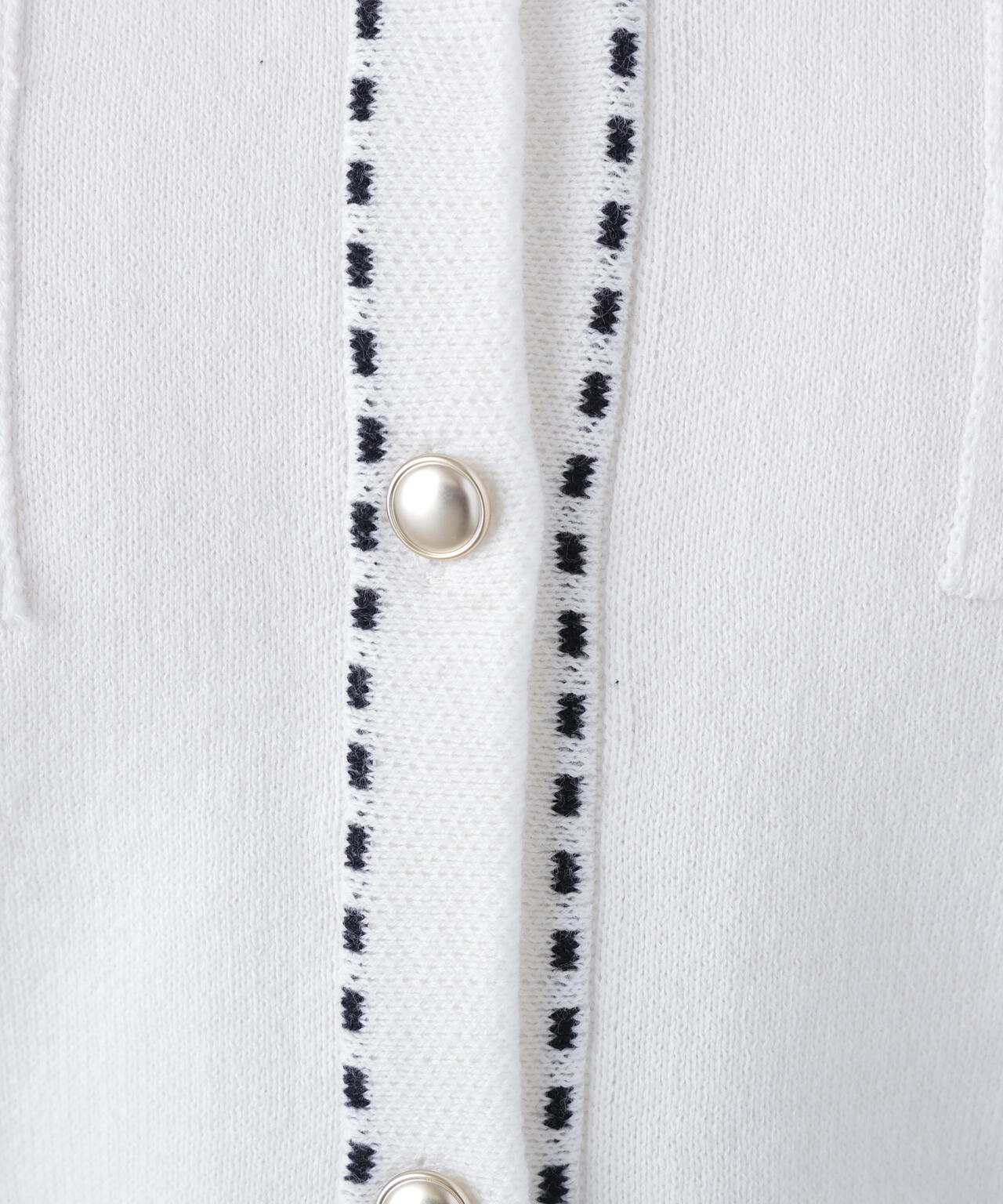 ステッチニットジャケット