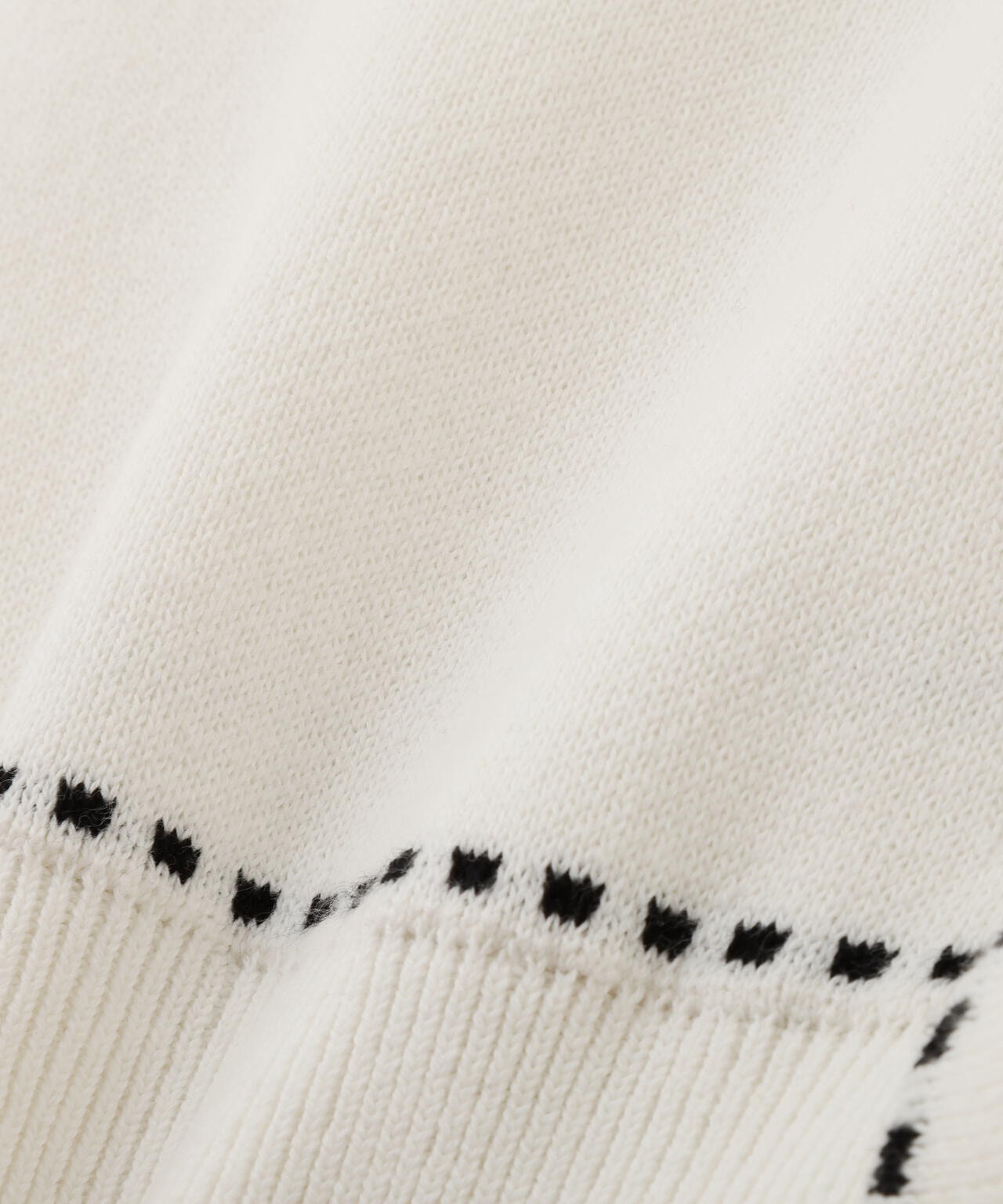 ステッチニットジャケット