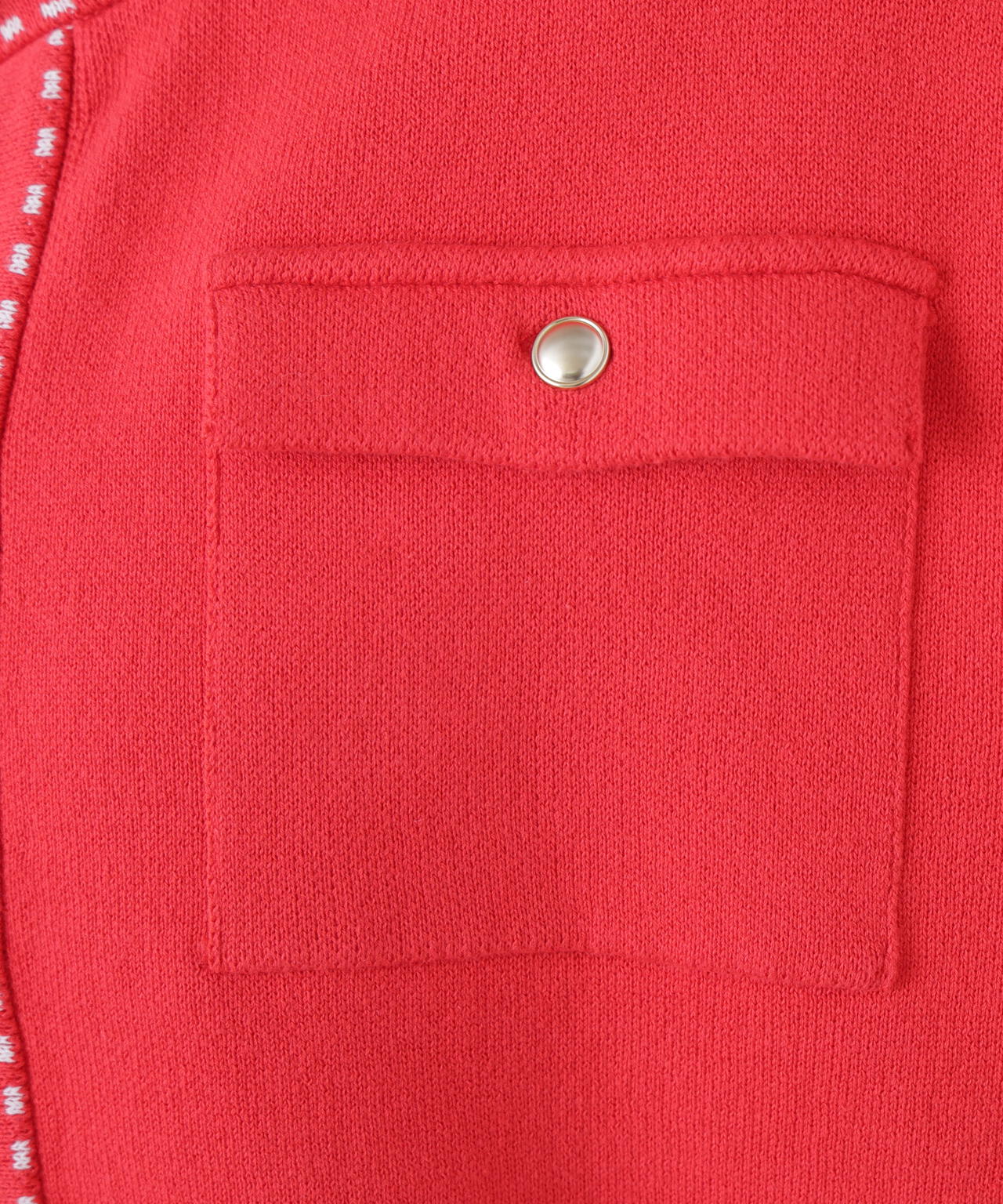 ステッチニットジャケット