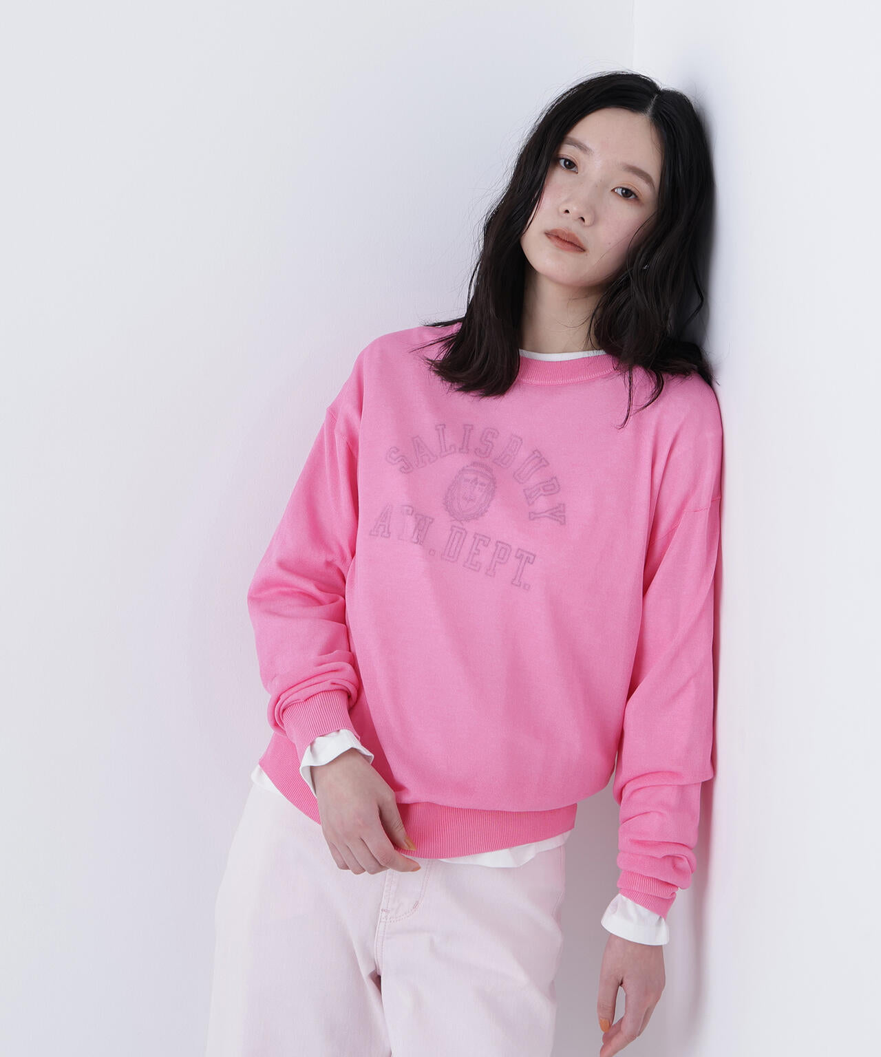 シアーボクシーニット