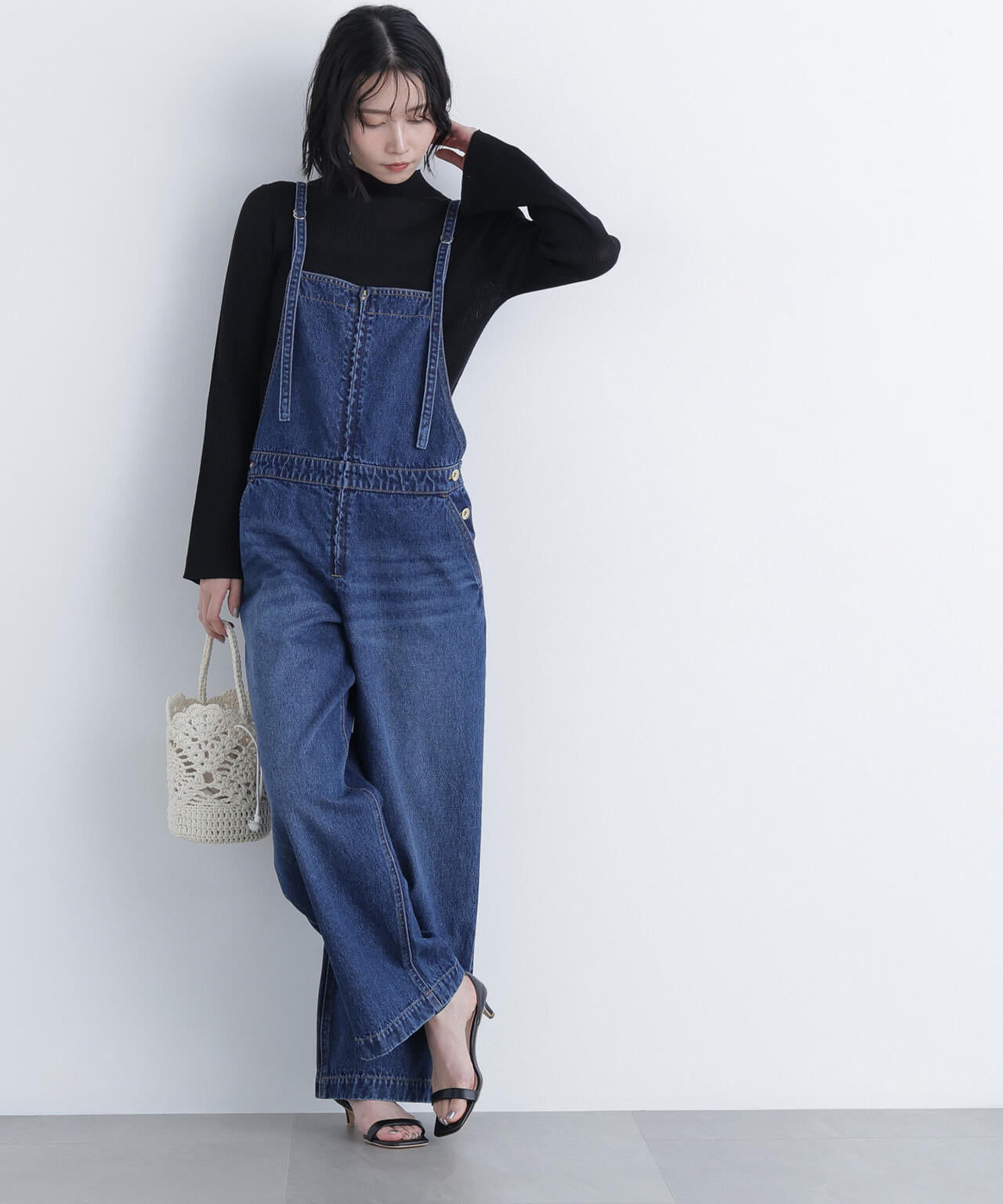 シアーリブニット