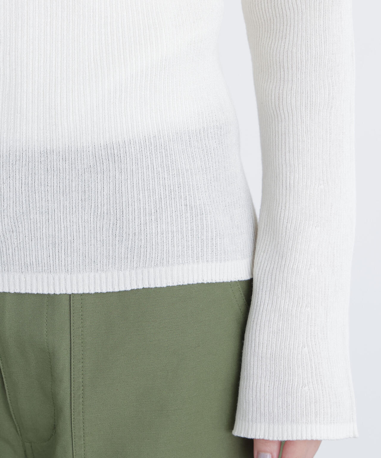 シアーリブニット