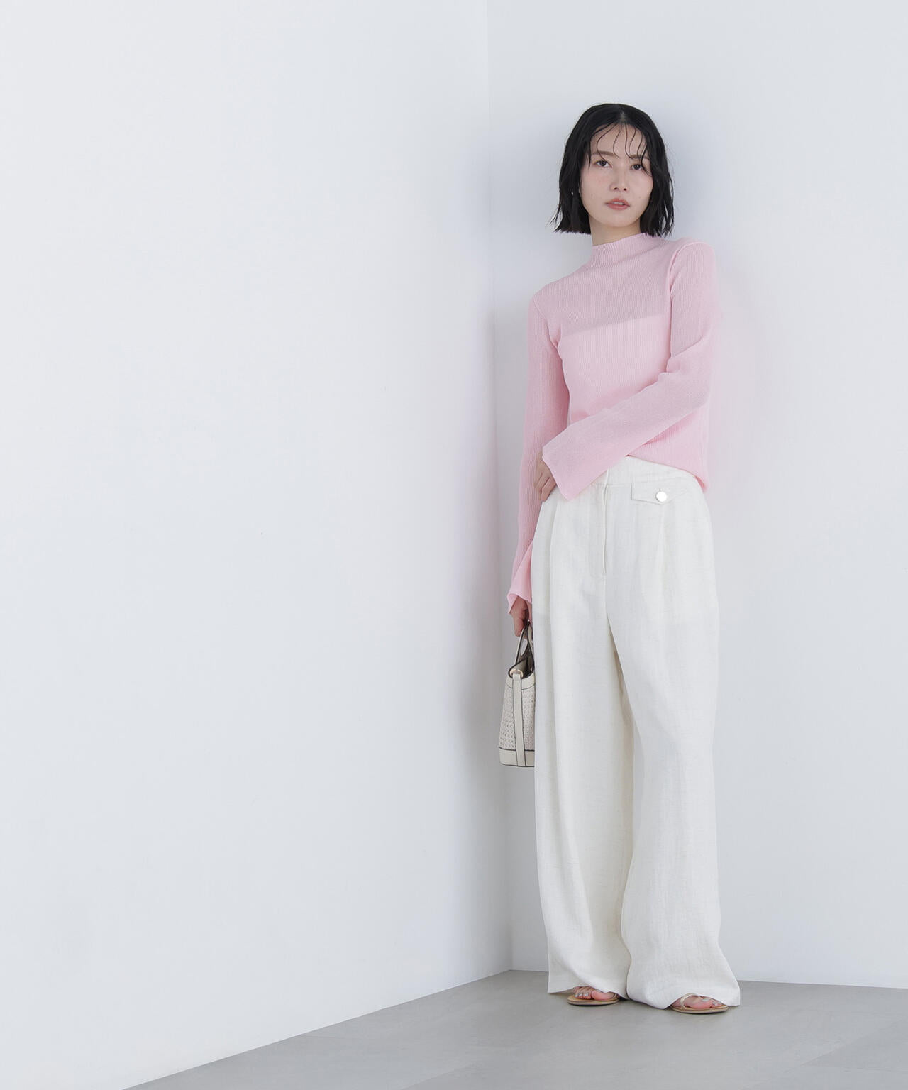 シアーリブニット