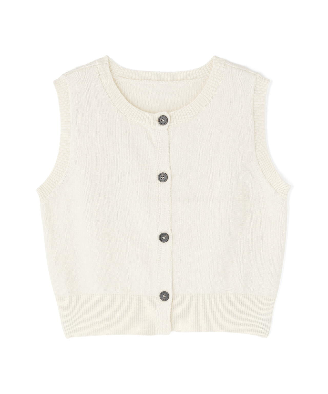 コンパクトニットベスト