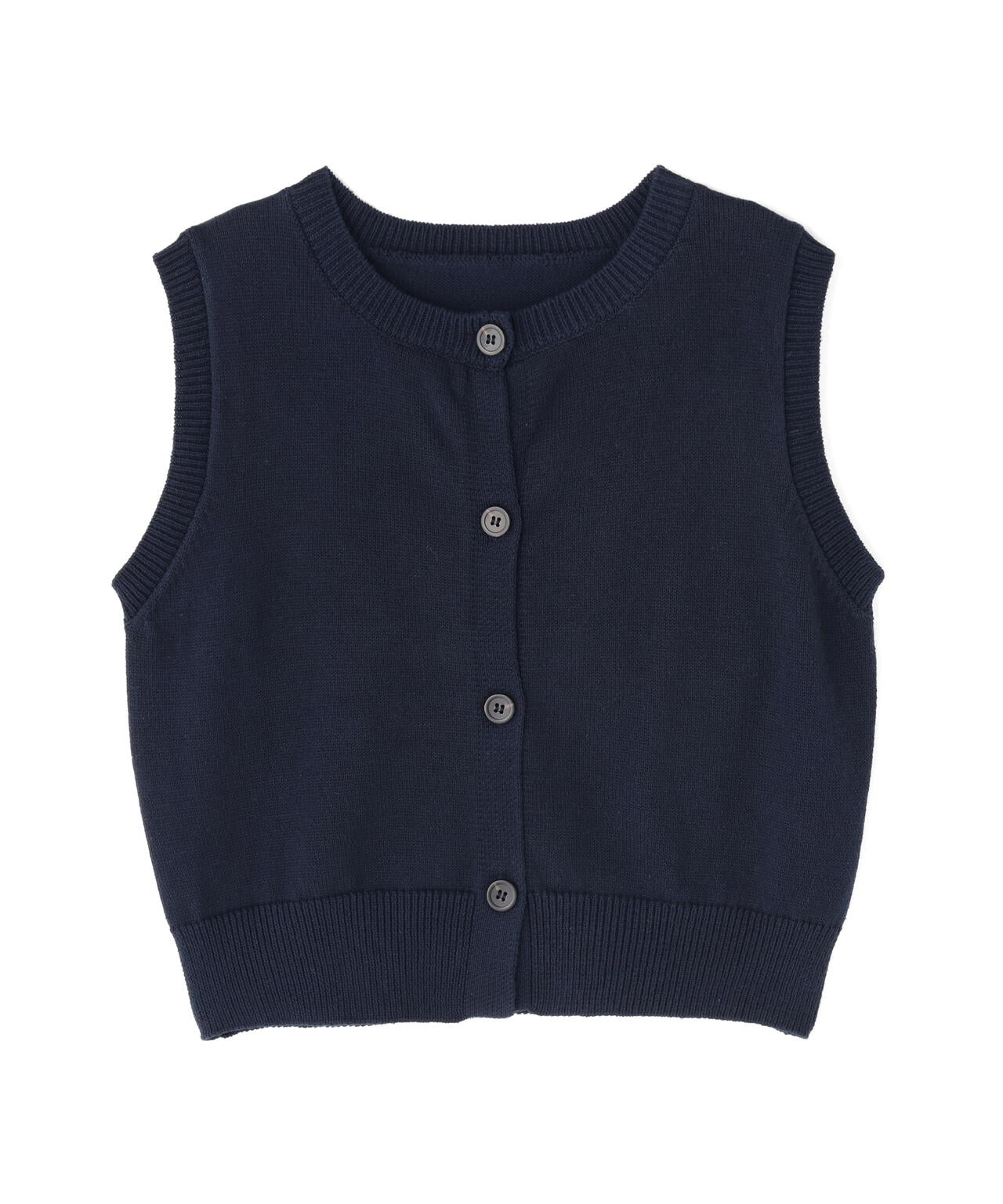 コンパクトニットベスト