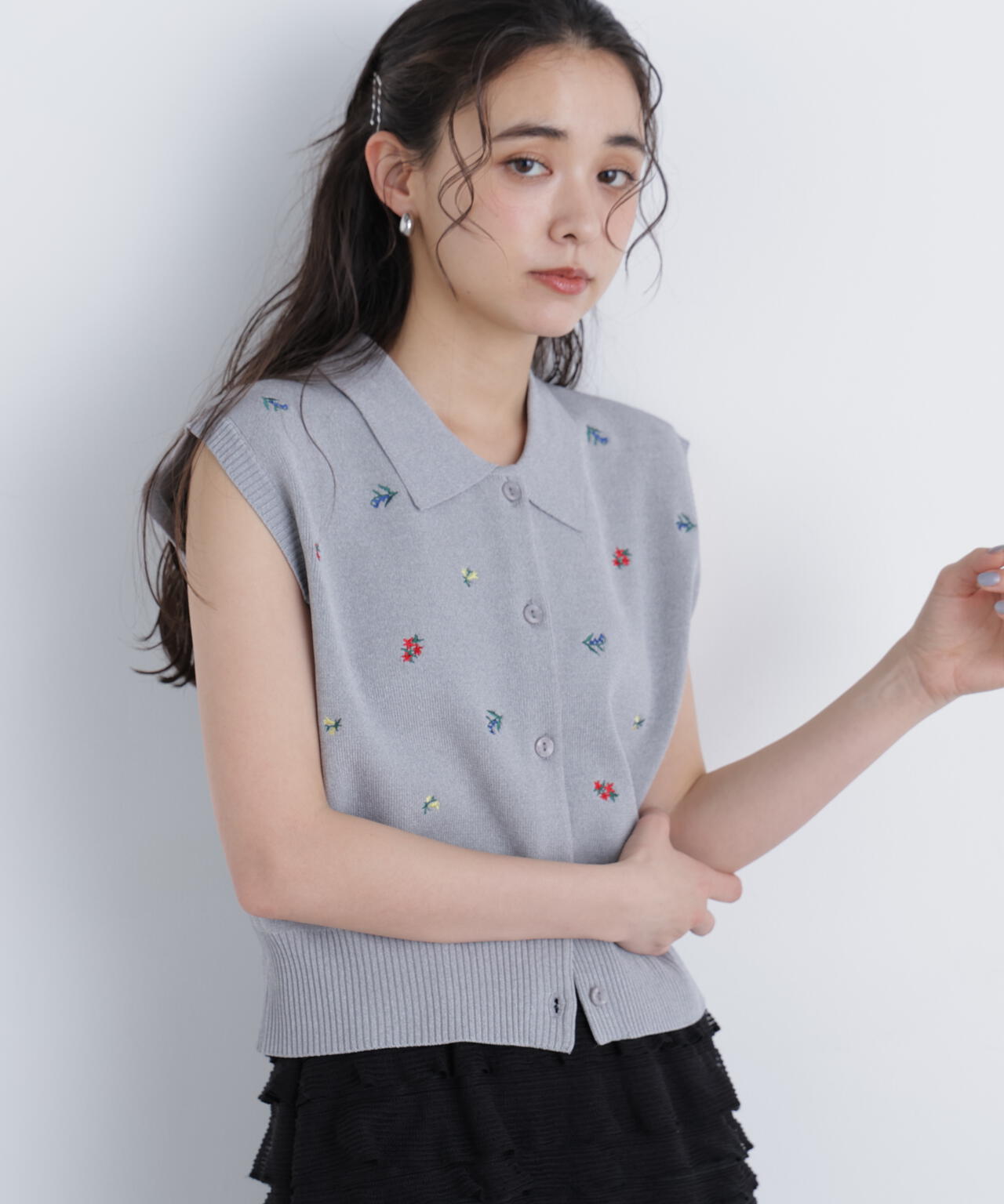 168cm B:80 W:61.5 H:88 着用サイズ:FR