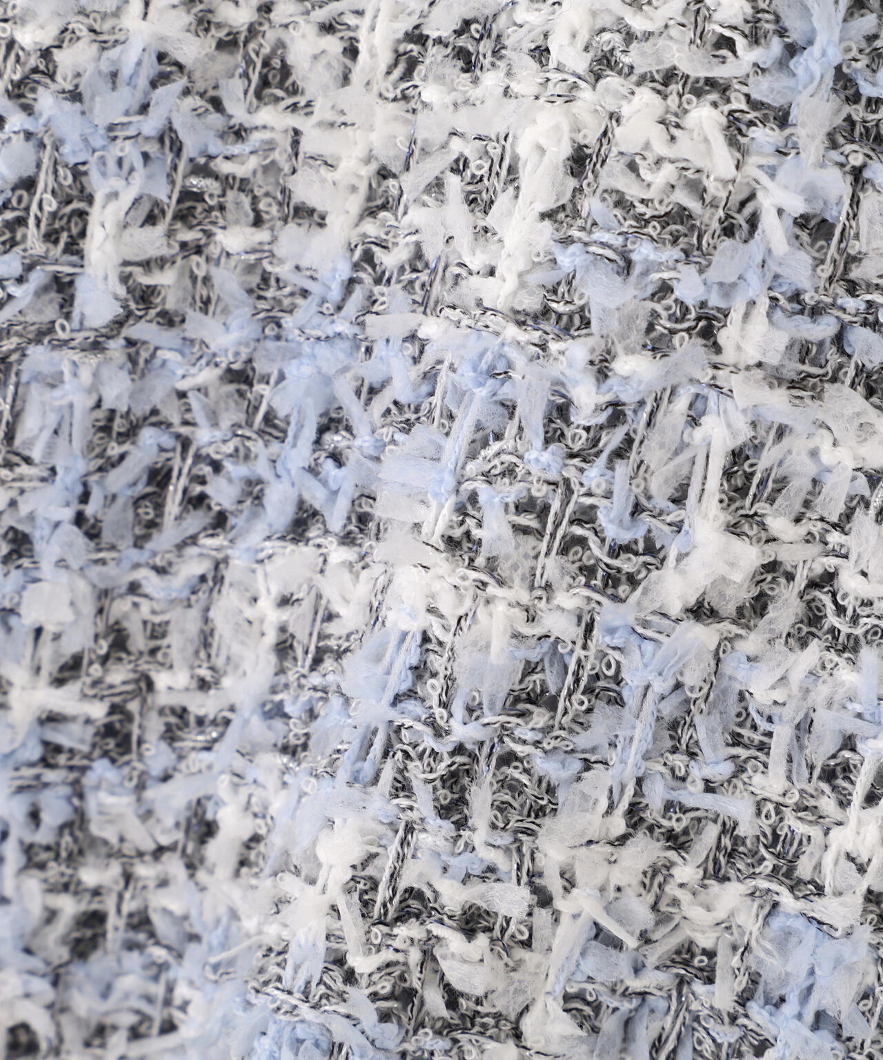 【好きを着て気分が上がる】ファンシーツイードライクニットカーデ