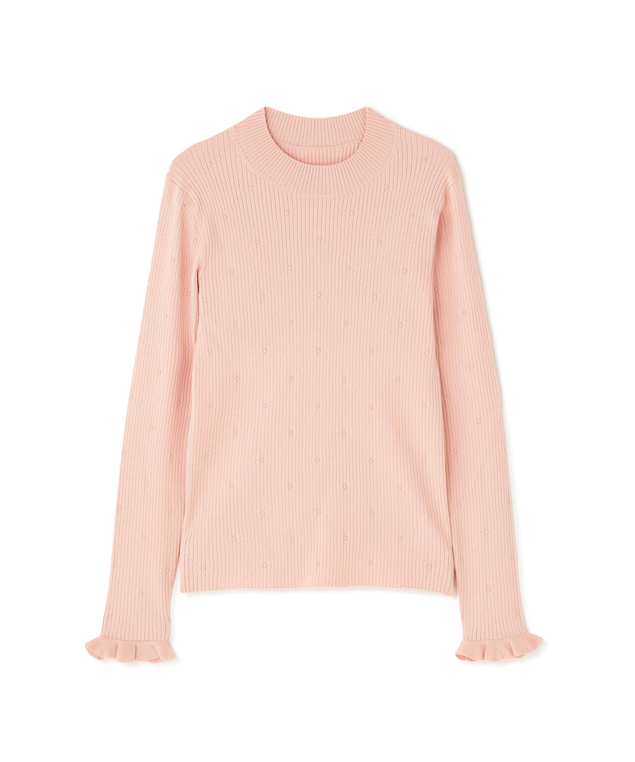 【好きを着て気分が上がる】ドットジャガードニット