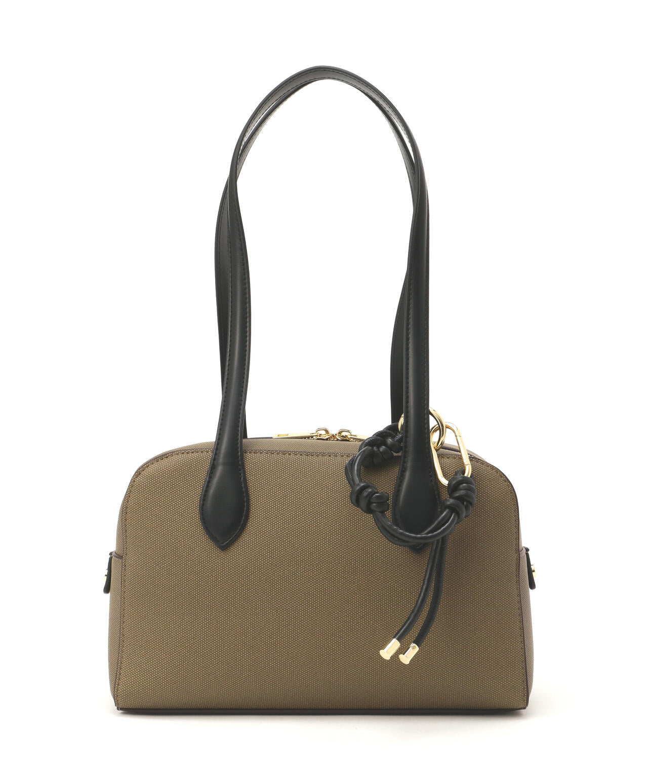 【6/16 ~6/18 2buy10%OFF 対象商品】<CLASSY.掲載>チャームデコラキャンバスボストンバッグ