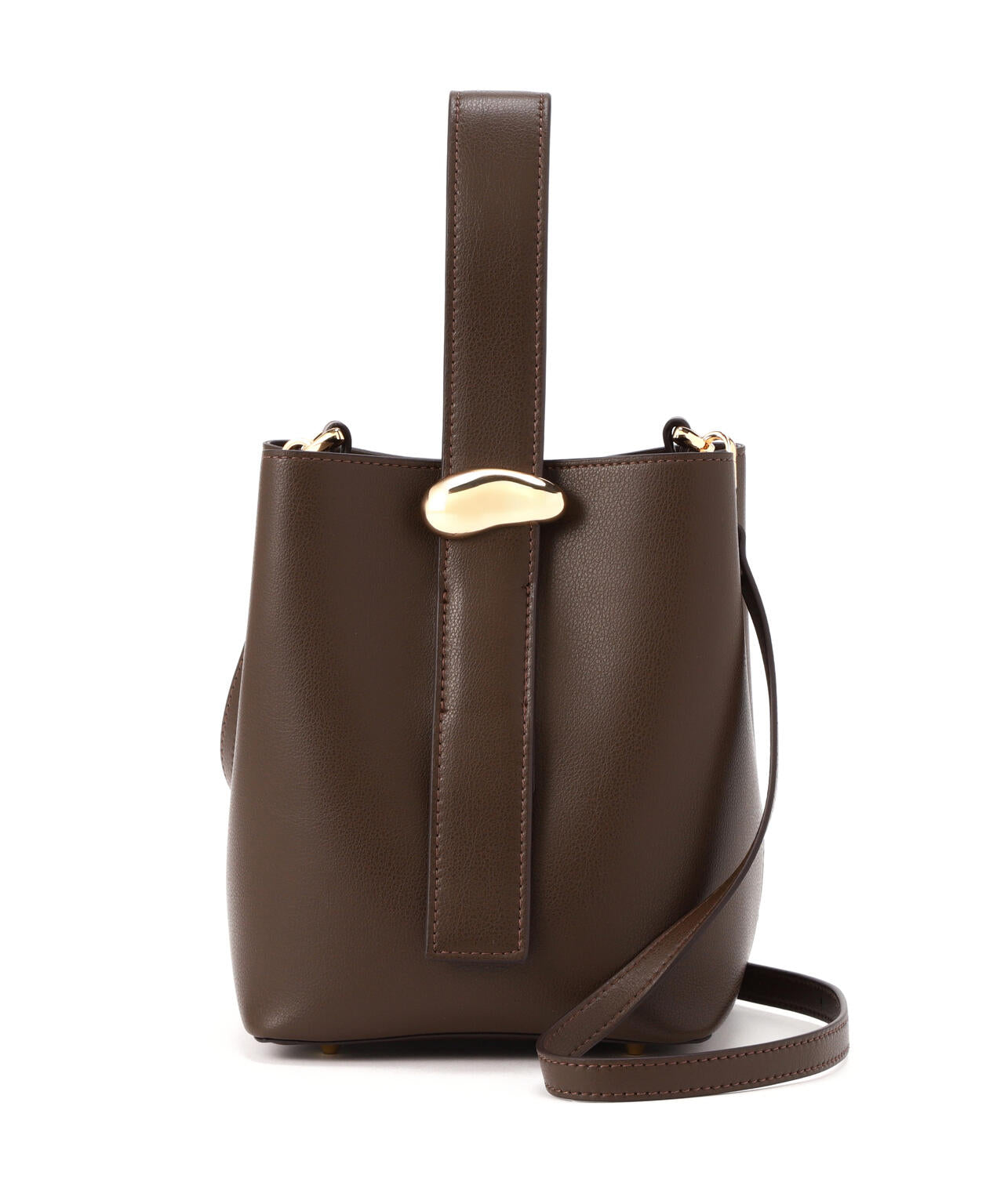 メタルオーナメント2wayバケットバッグ