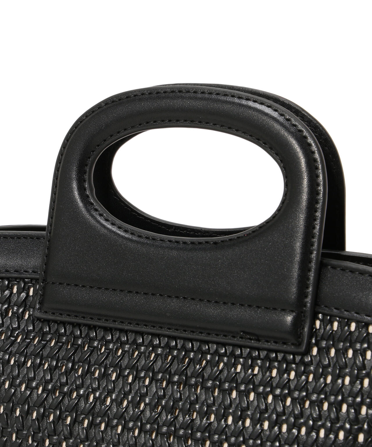 【Oggi.jp掲載】パンチングメッシュミニバスケットバッグ