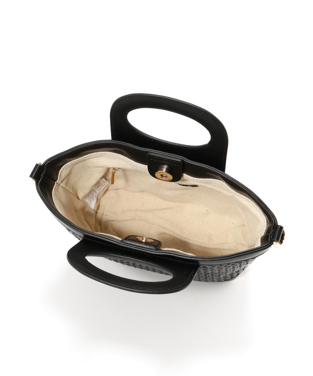 【Oggi.jp掲載】パンチングメッシュミニバスケットバッグ