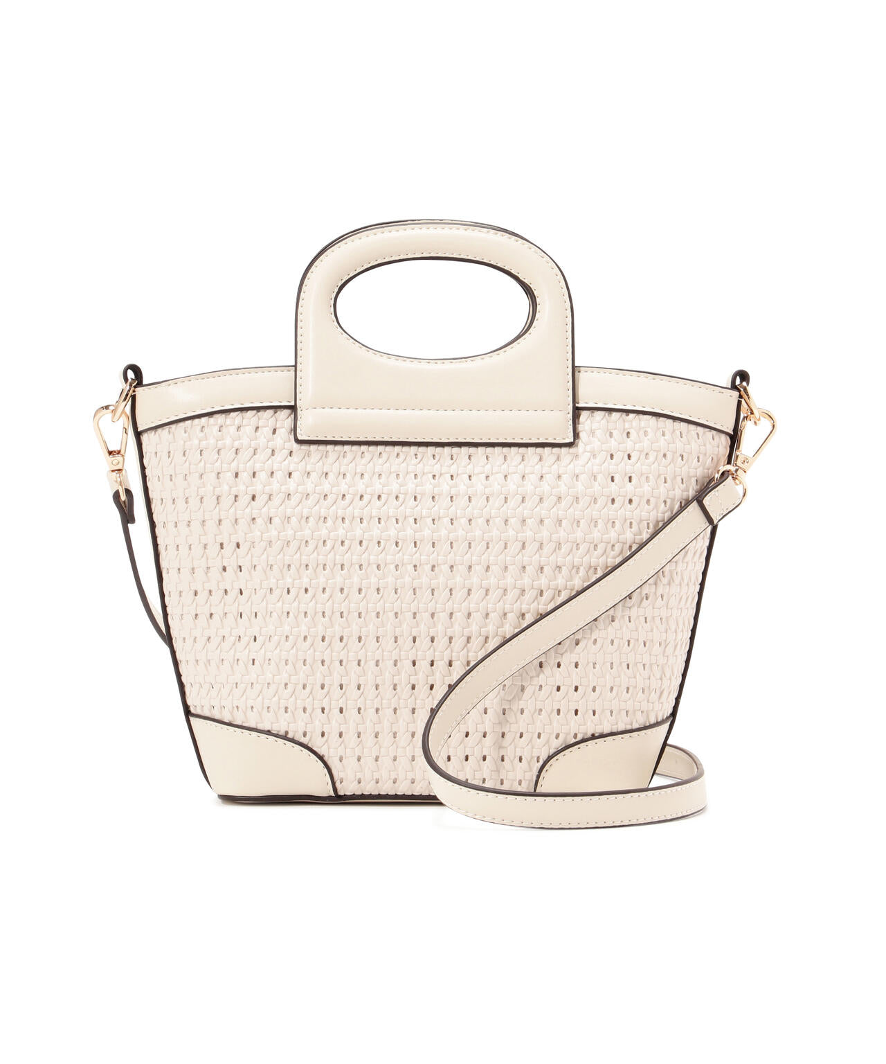 【Oggi.jp掲載】パンチングメッシュミニバスケットバッグ