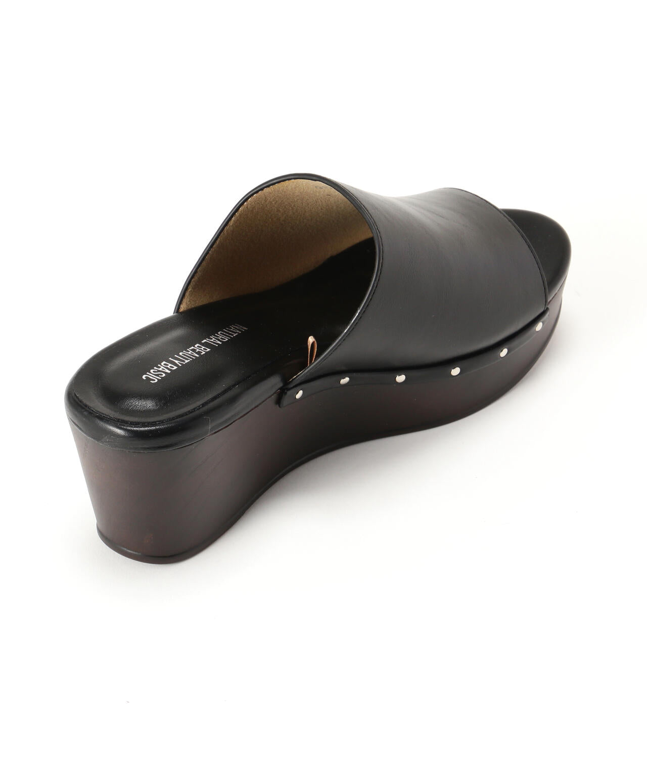 【Oggi.jp掲載】スタッズカバードウェッジミュールサンダル