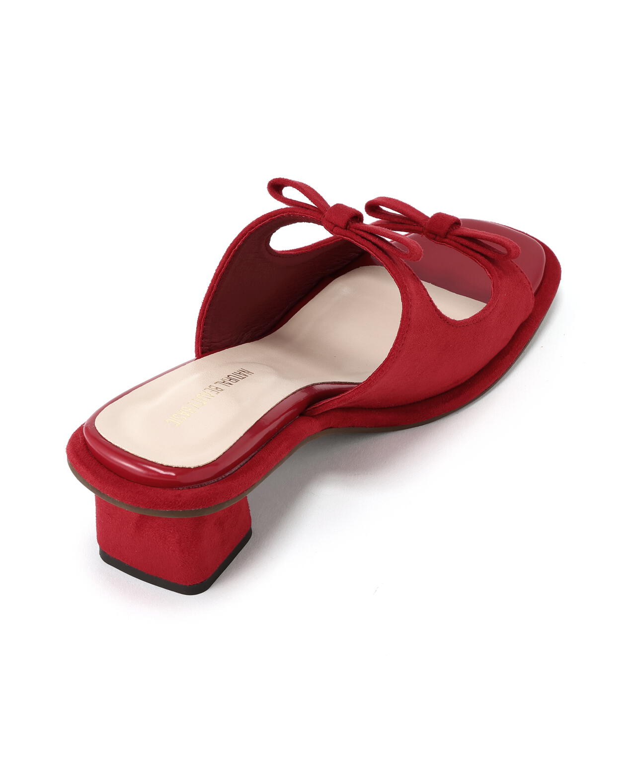 【FUDGE5月号掲載】ダブルリボンミュール