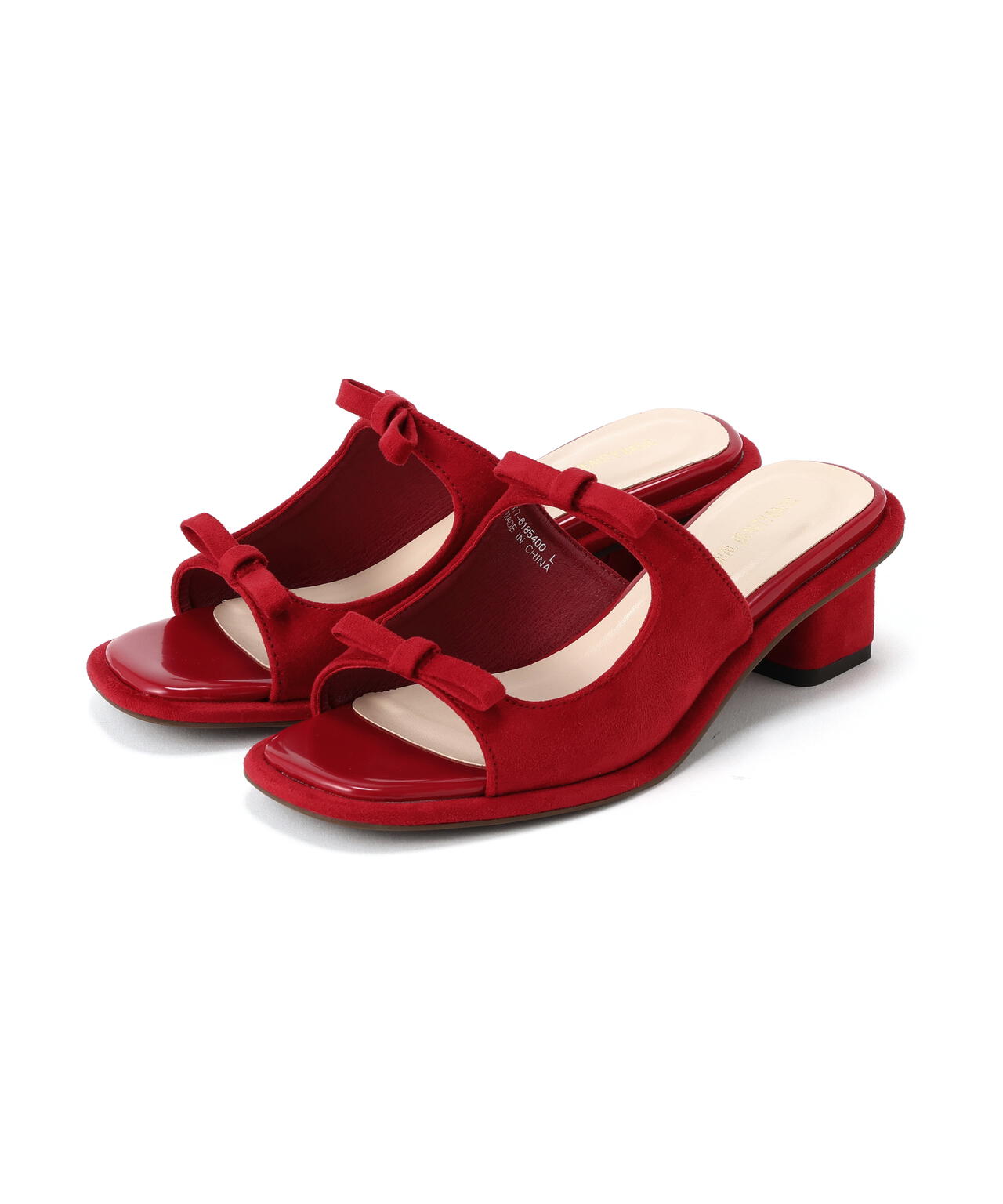 【FUDGE5月号掲載】ダブルリボンミュール