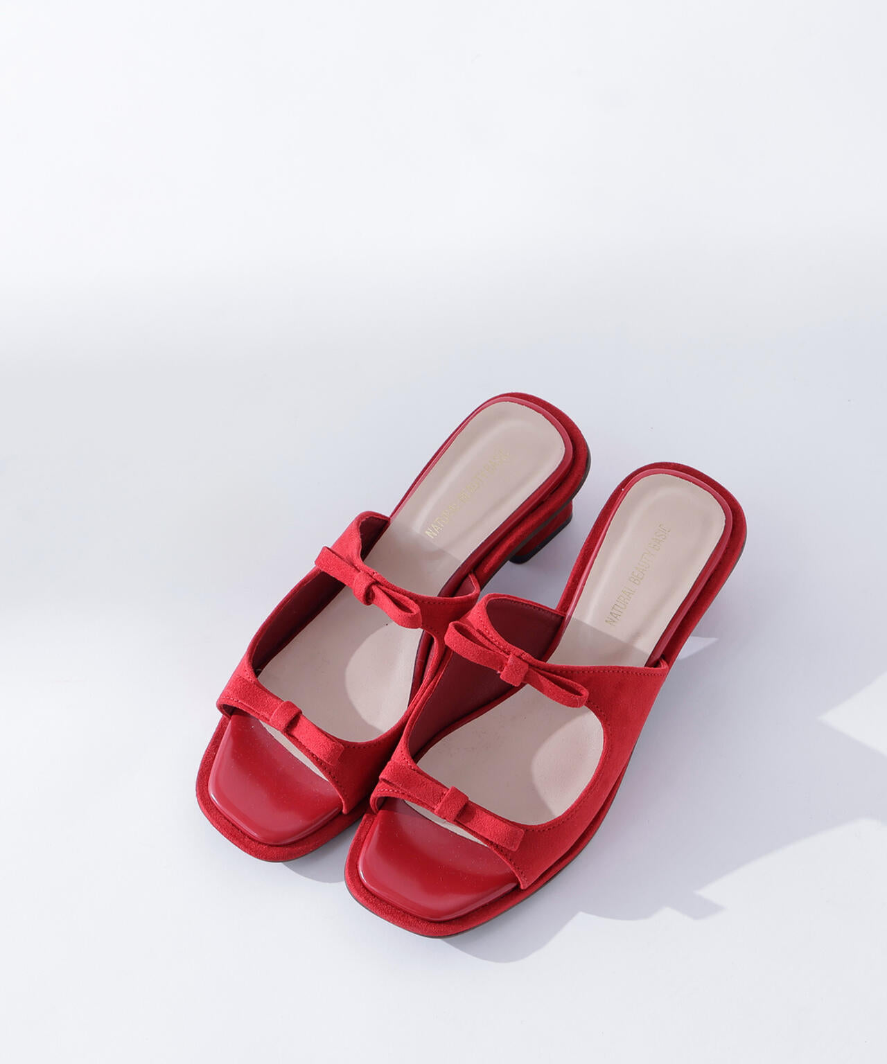 【FUDGE5月号掲載】ダブルリボンミュール