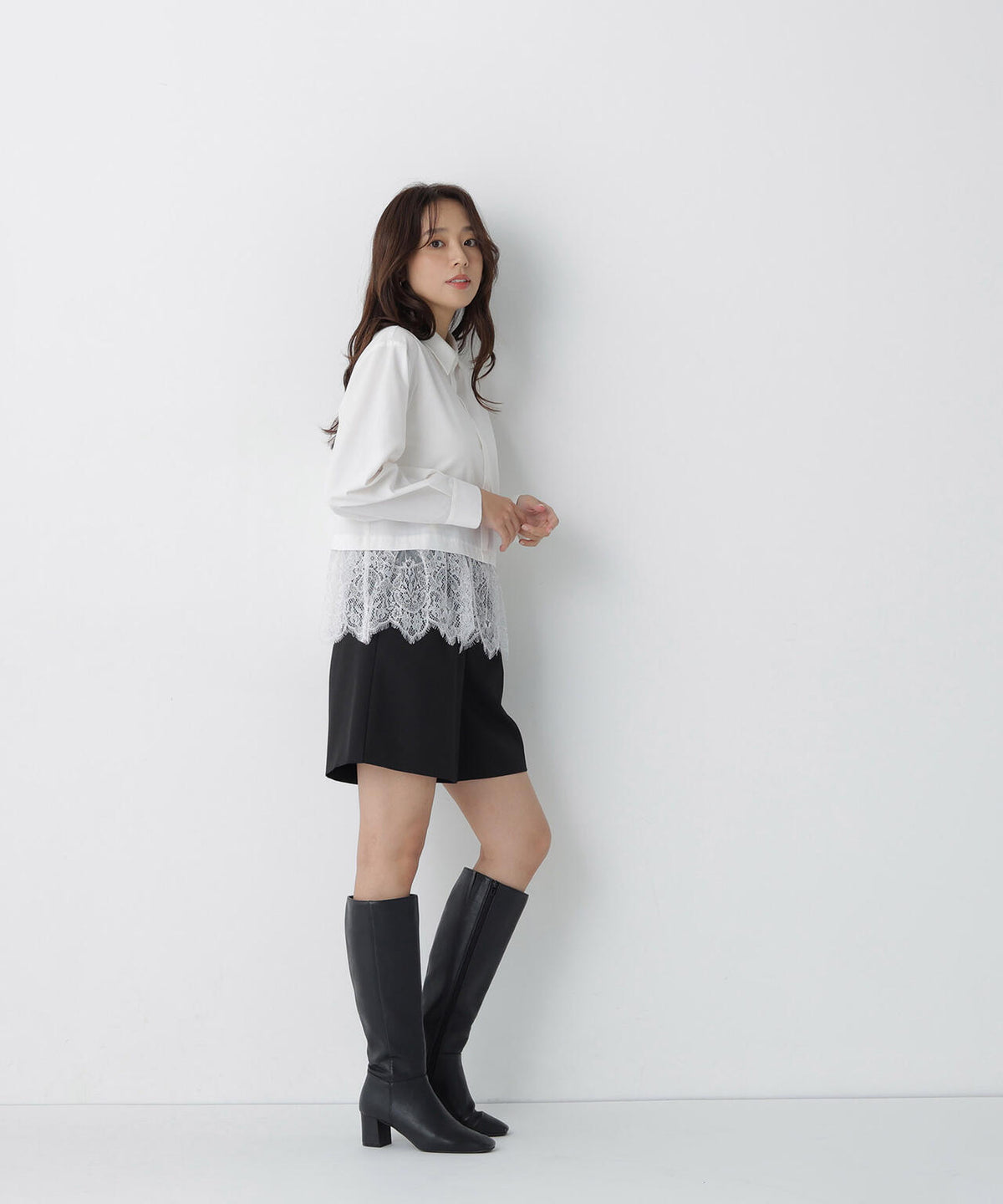 165.5cm 着用サイズ:FR