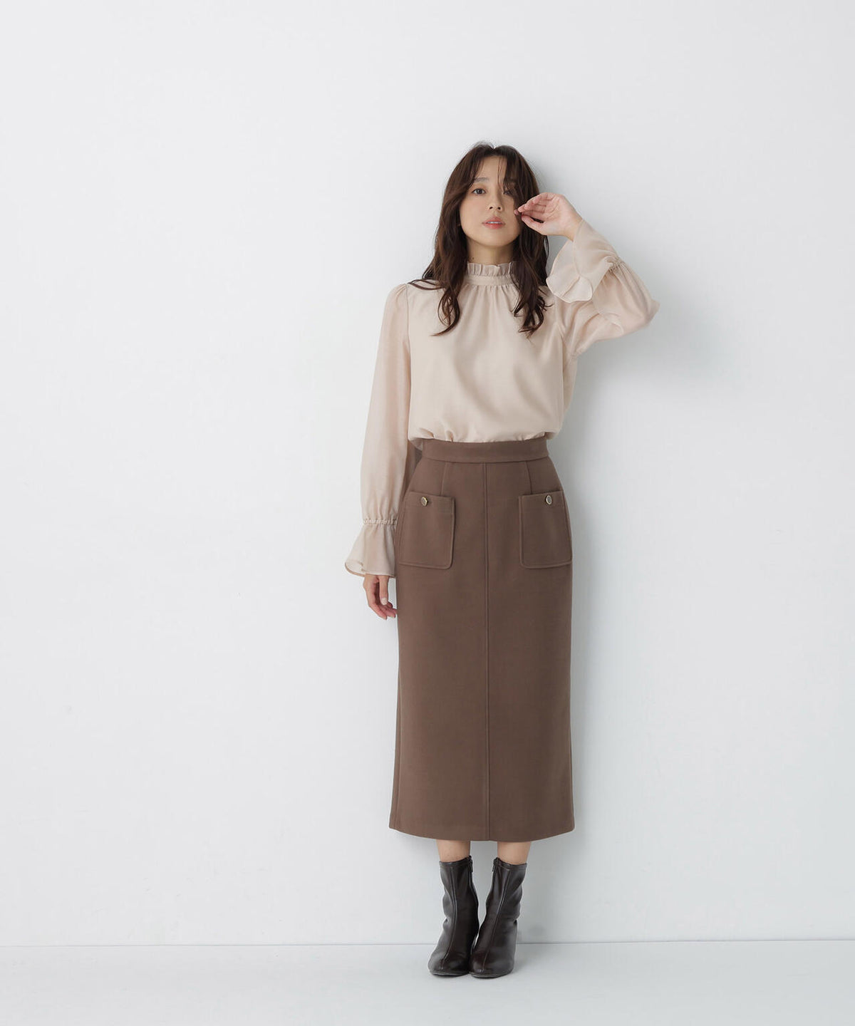 165.5cm 着用サイズ:FR