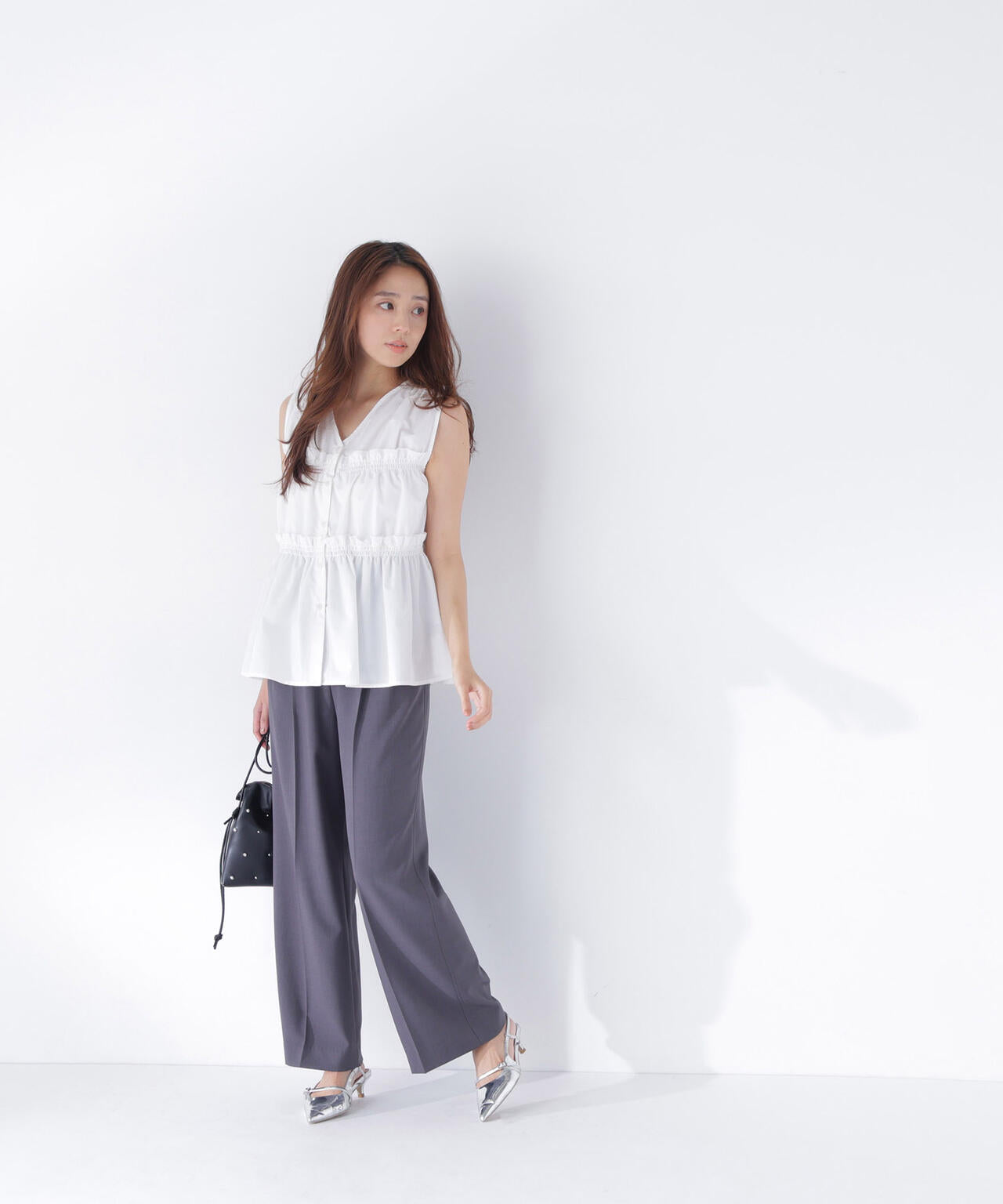 165.5cm 着用サイズ:FR