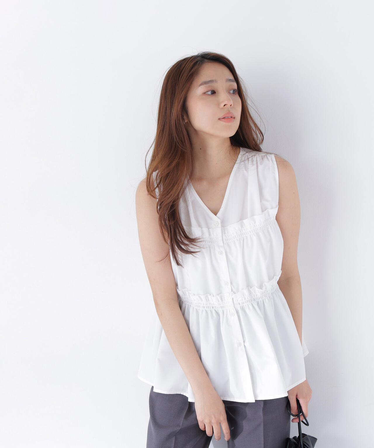 165.5cm 着用サイズ:FR