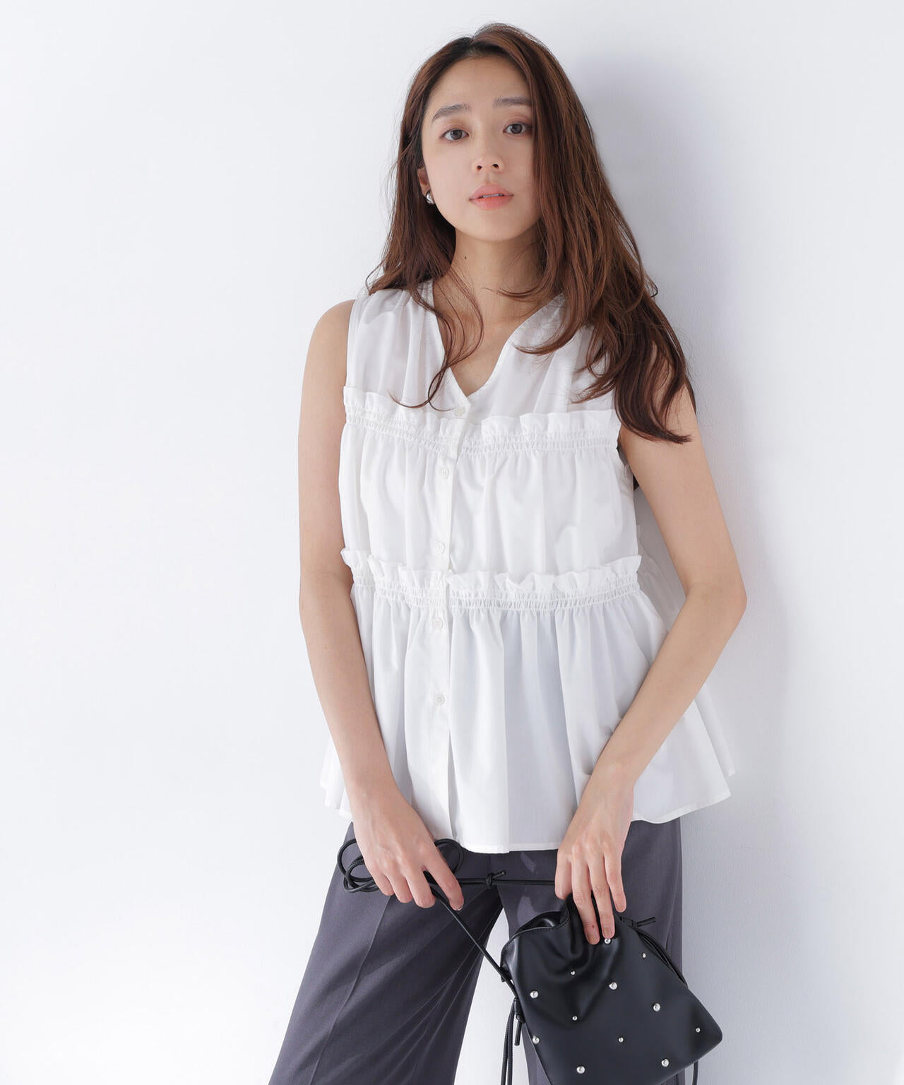 165.5cm 着用サイズ:FR