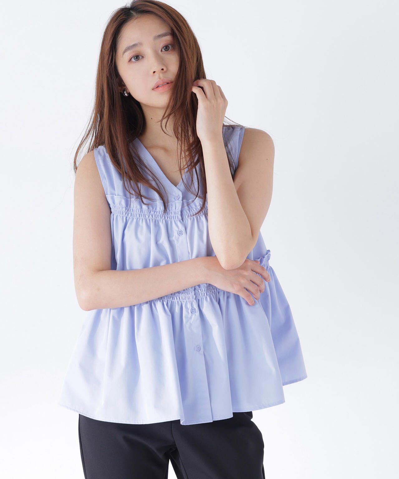 165.5cm 着用サイズ:FR