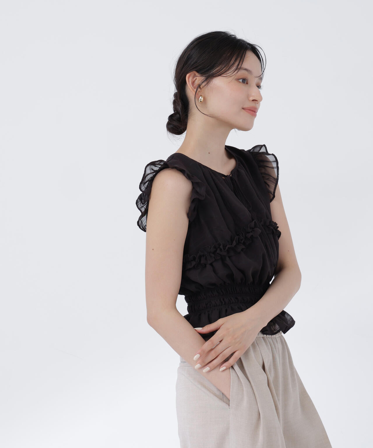165cm 着用サイズ:FR