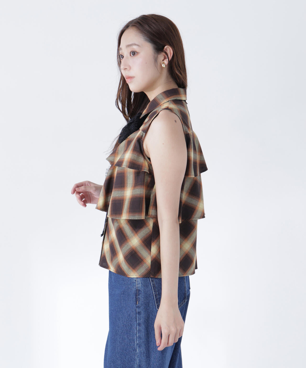 165.5cm 着用サイズ:FR