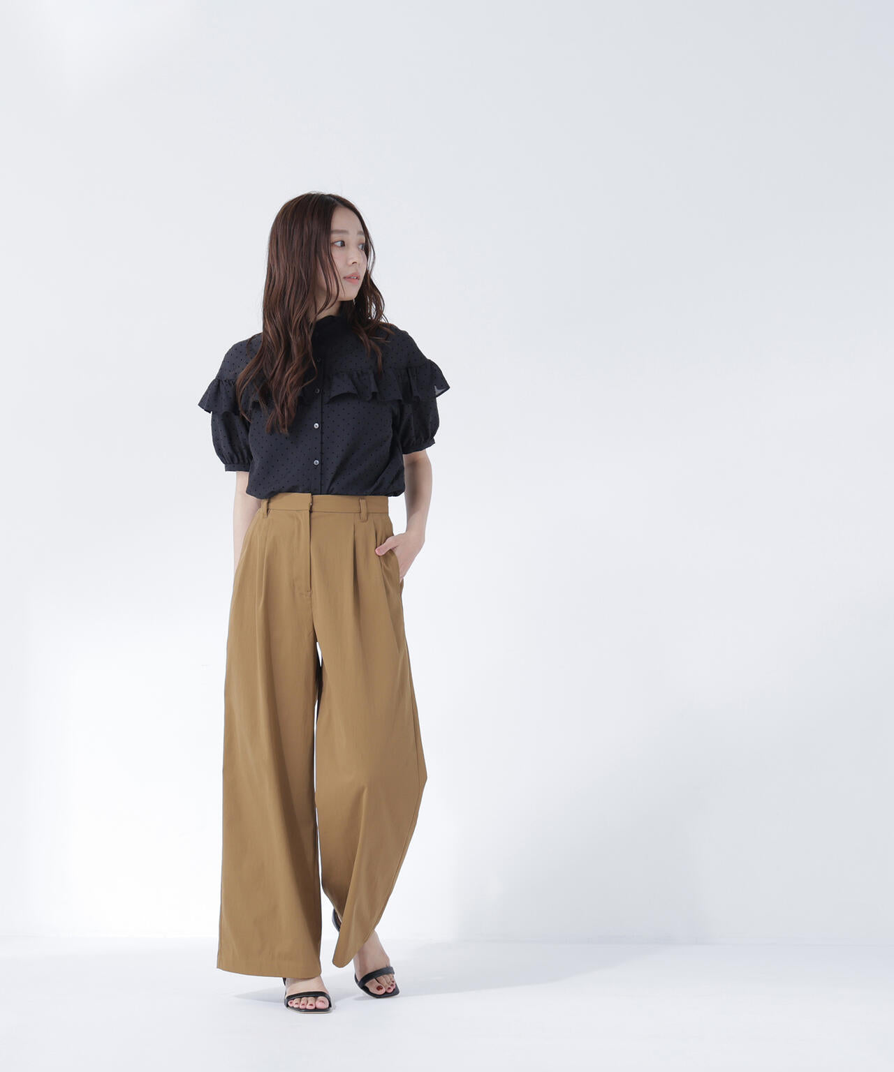 165.5cm 着用サイズ:FR