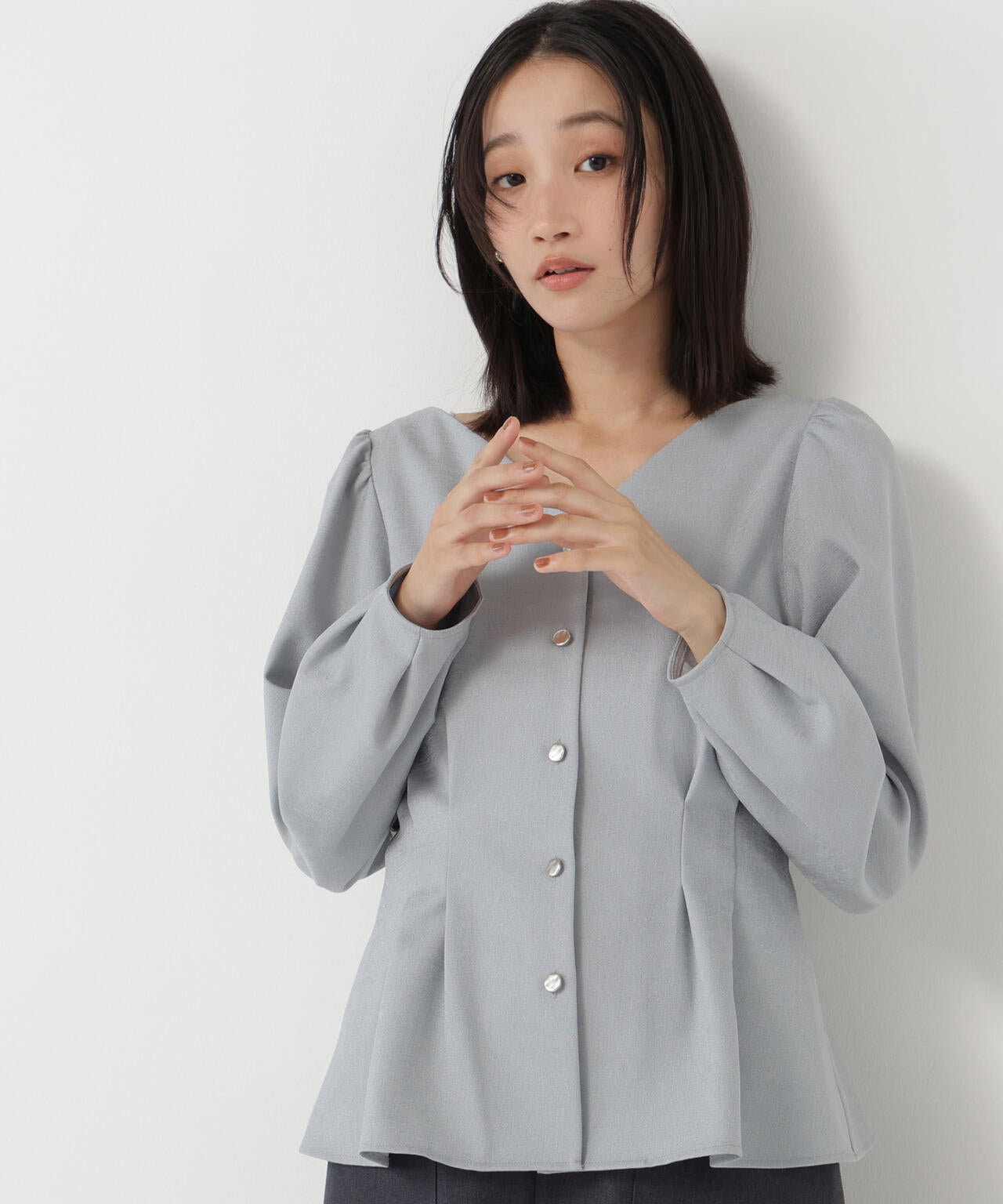<ちょうど、いい服>きゅっと、メリハリ仕掛けトップス