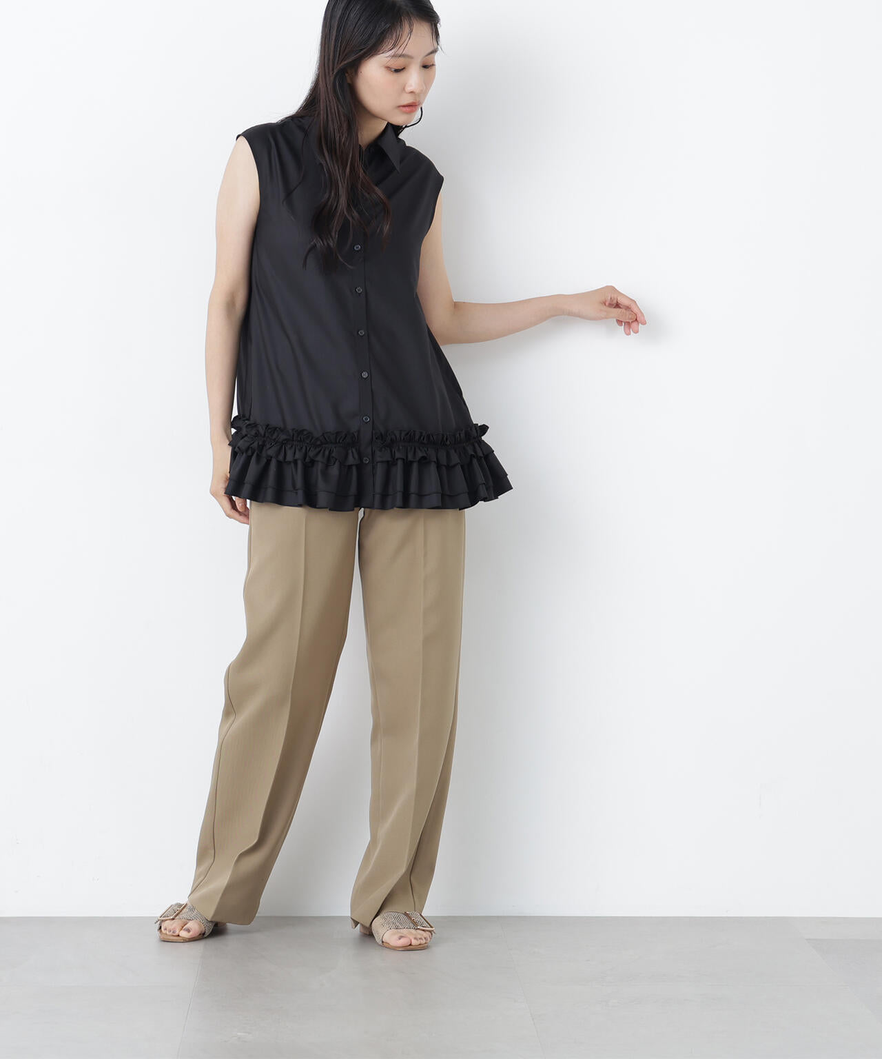165cm 着用サイズ:FR