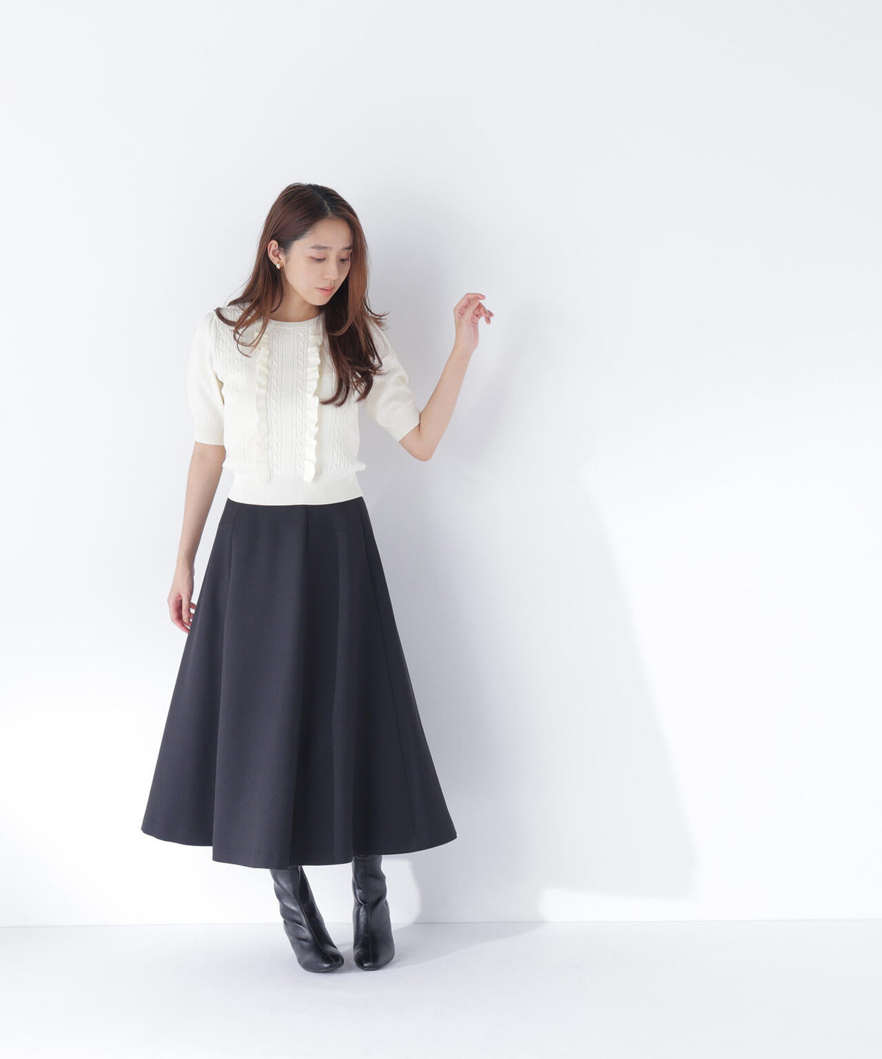 165.5cm 着用サイズ:M