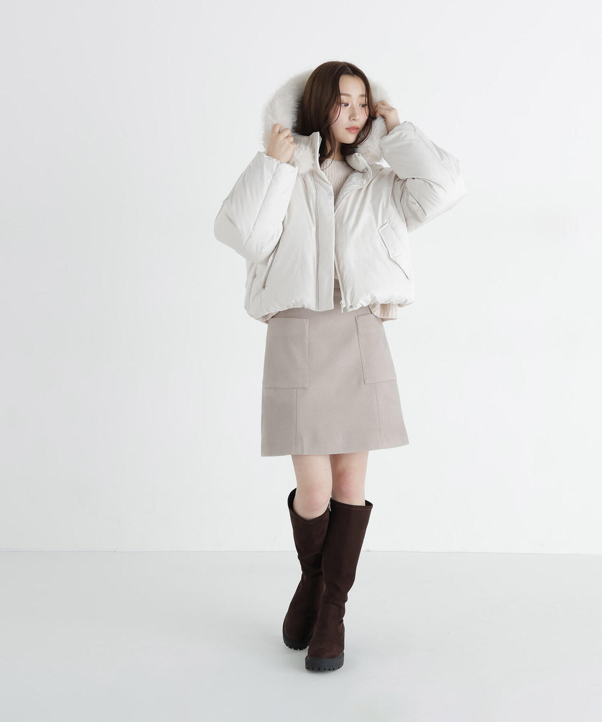 <Oggi.jp掲載><ちょうど、いい服>大人がはけるミニスカート