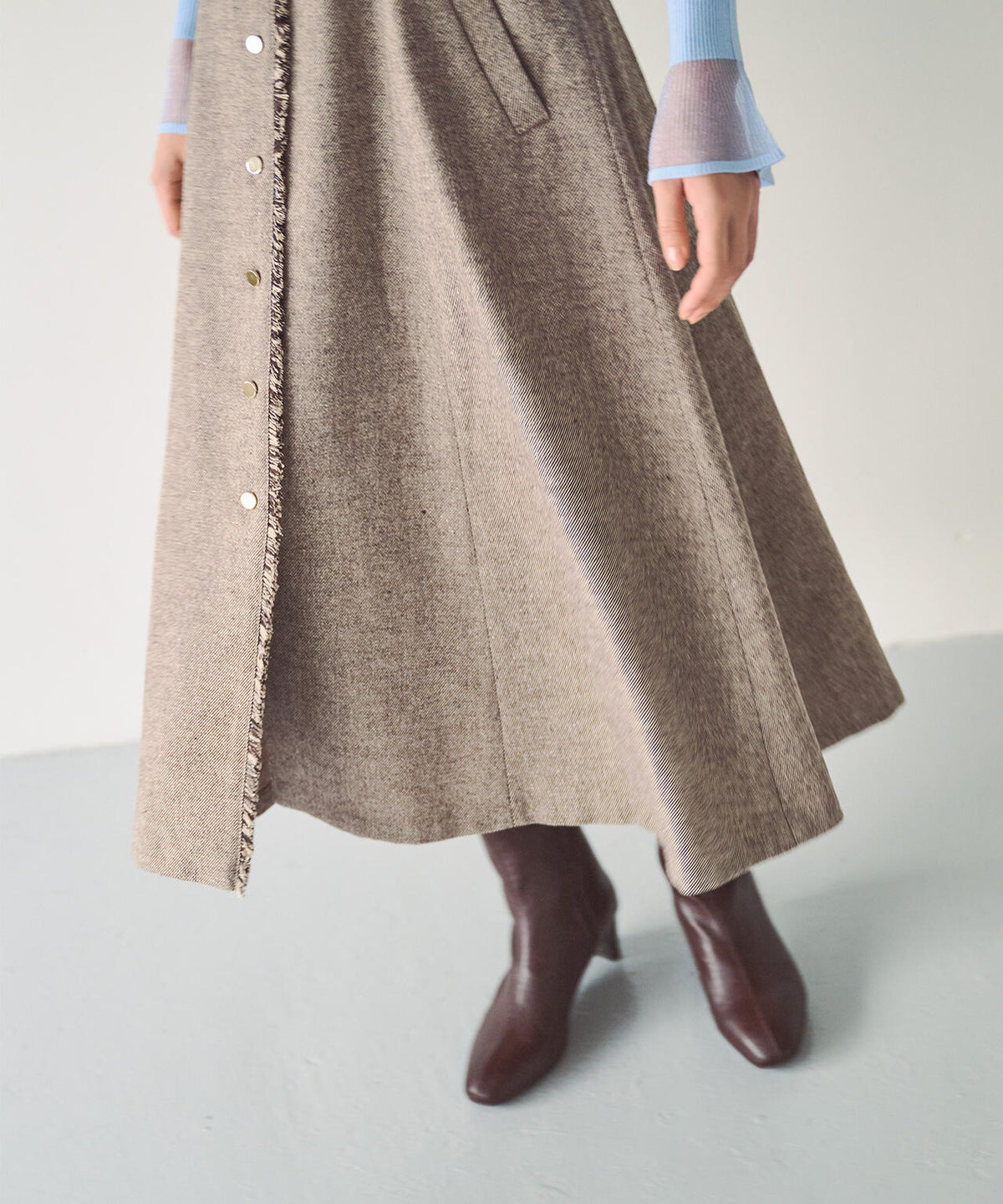 <ちょうど、いい服>“あの人、素敵” ツイーディーワンピース