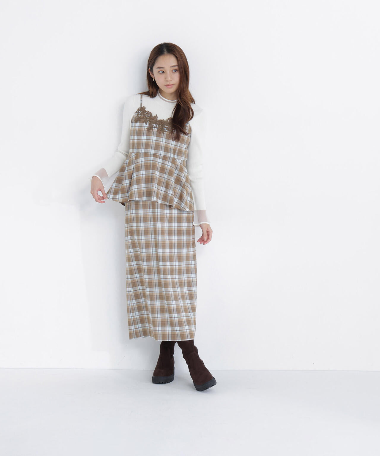 165.5cm 着用サイズ:FR