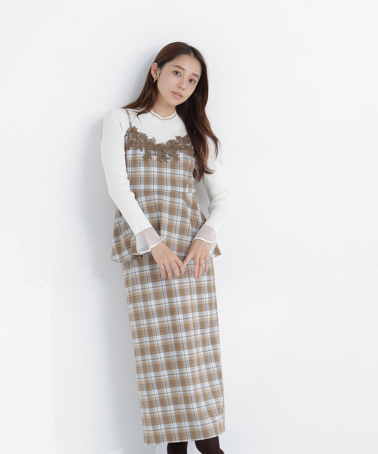 165.5cm 着用サイズ:FR