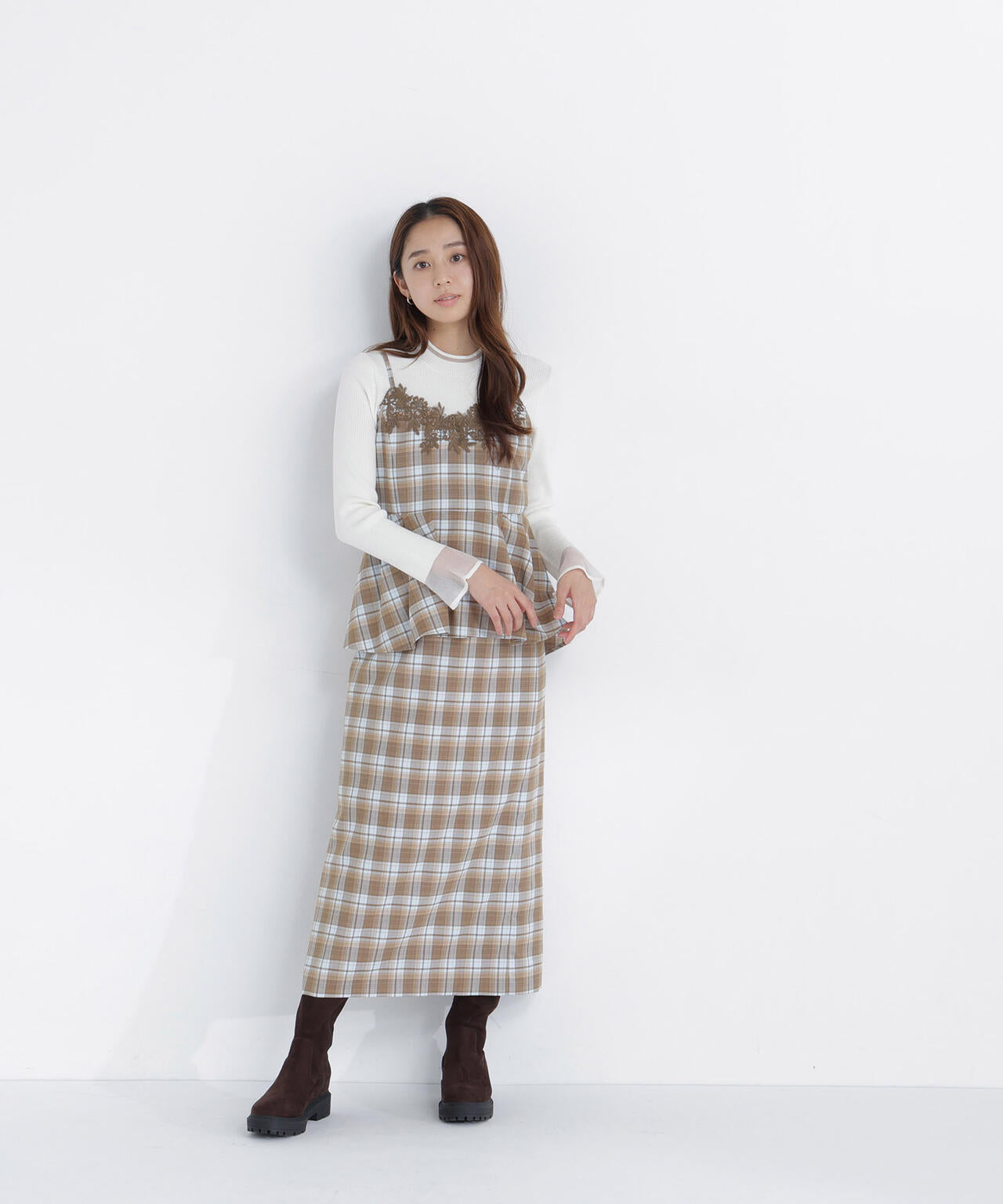 165.5cm 着用サイズ:FR