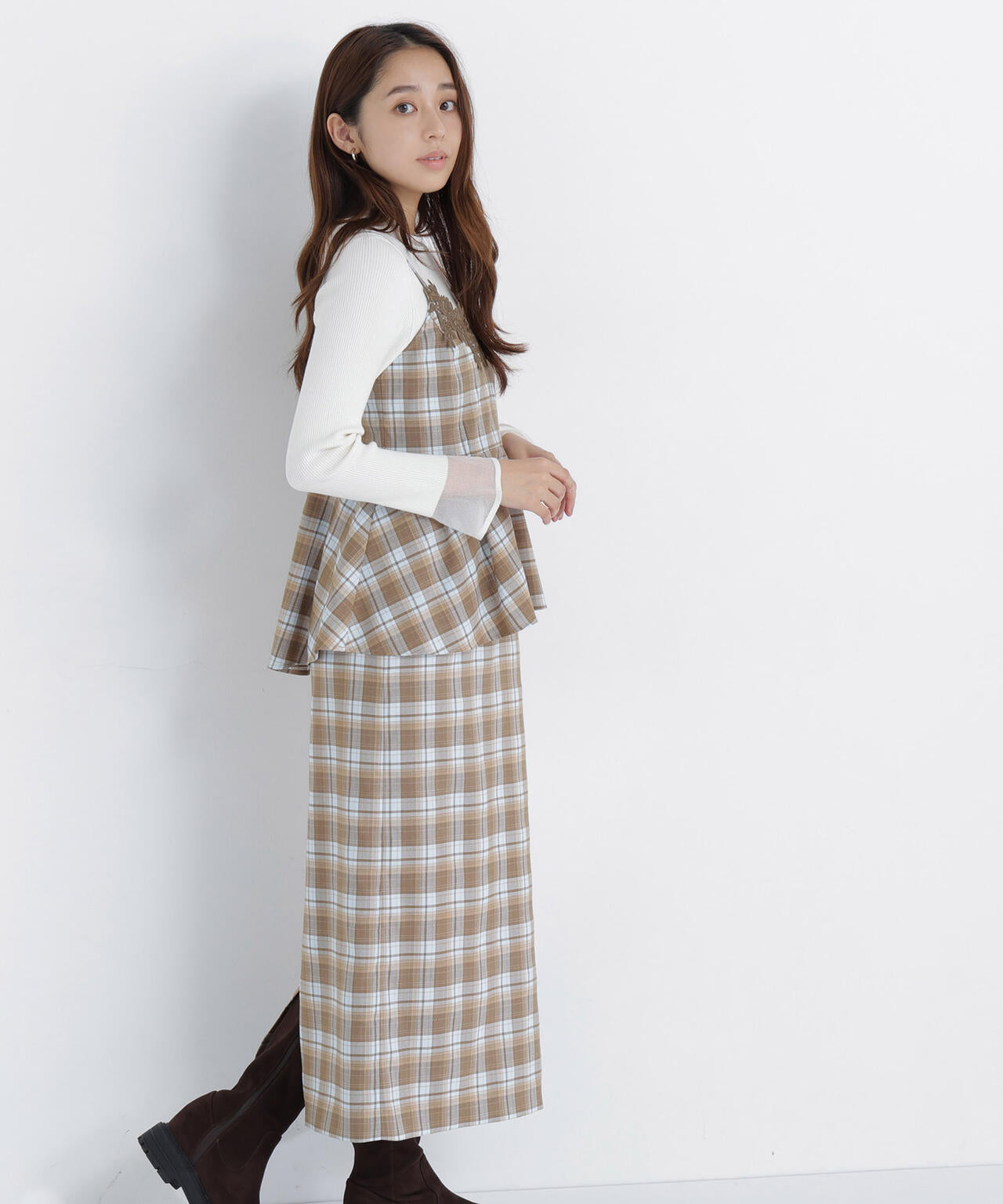 165.5cm 着用サイズ:FR