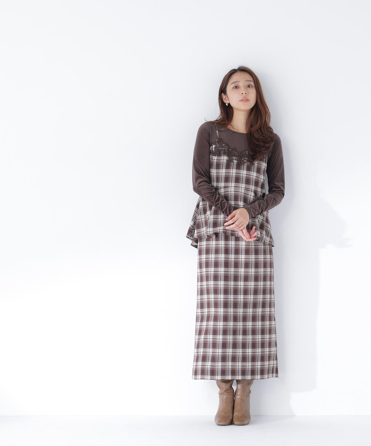 165.5cm 着用サイズ:FR