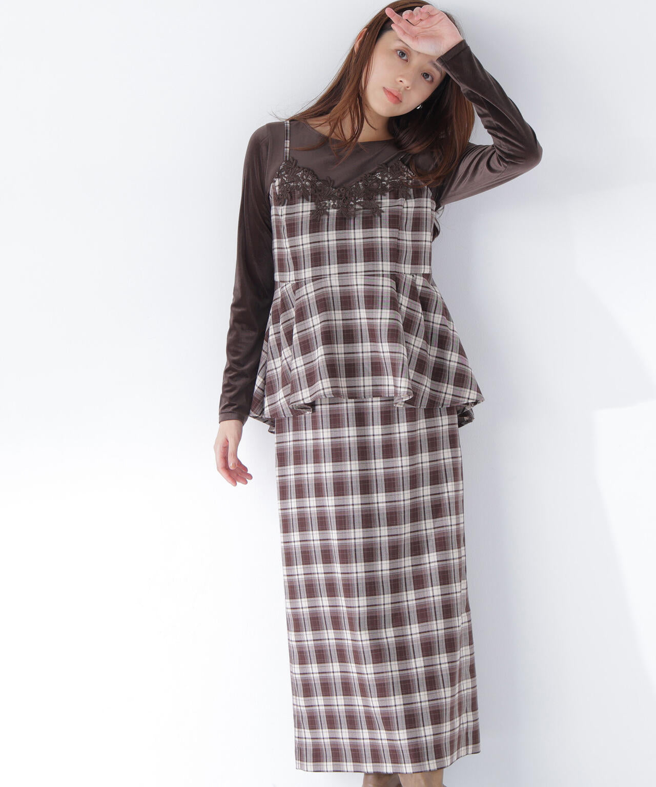165.5cm 着用サイズ:FR