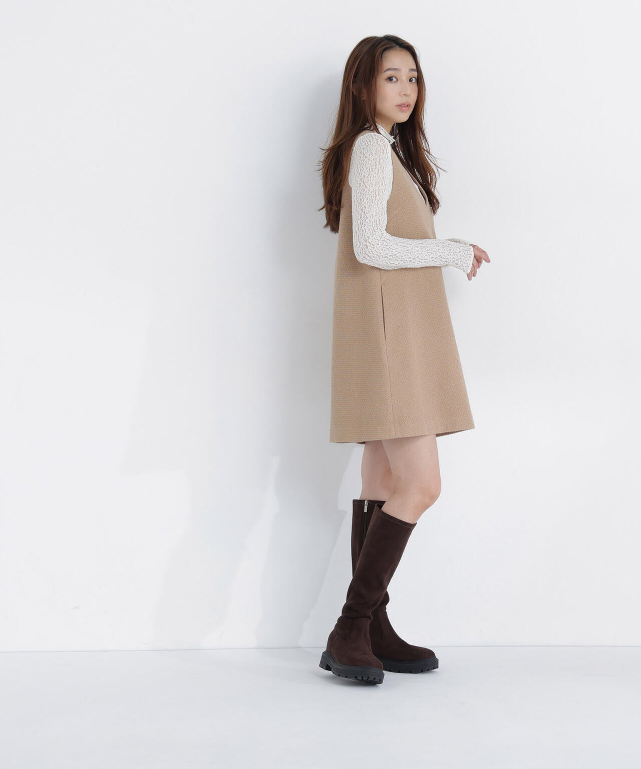 165.5cm 着用サイズ:M