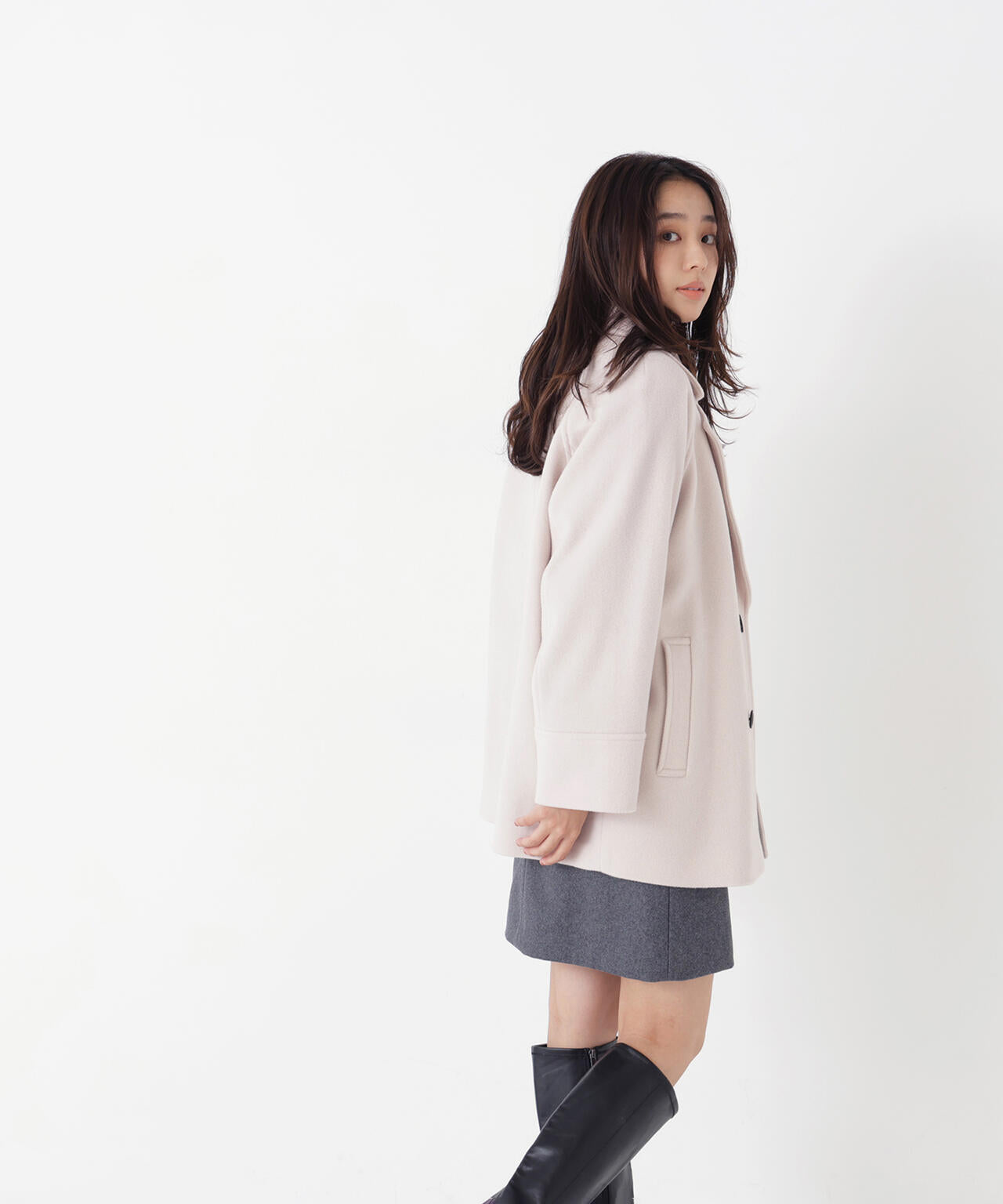 165.5cm 着用サイズ:M