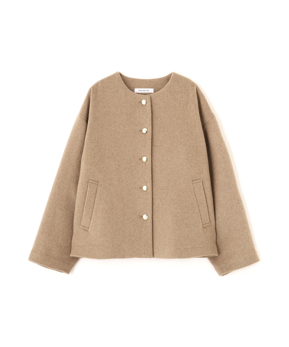 <EC限定カラー:モカ><ちょうど、いい服>“いつもの”が見違えるハーフコート