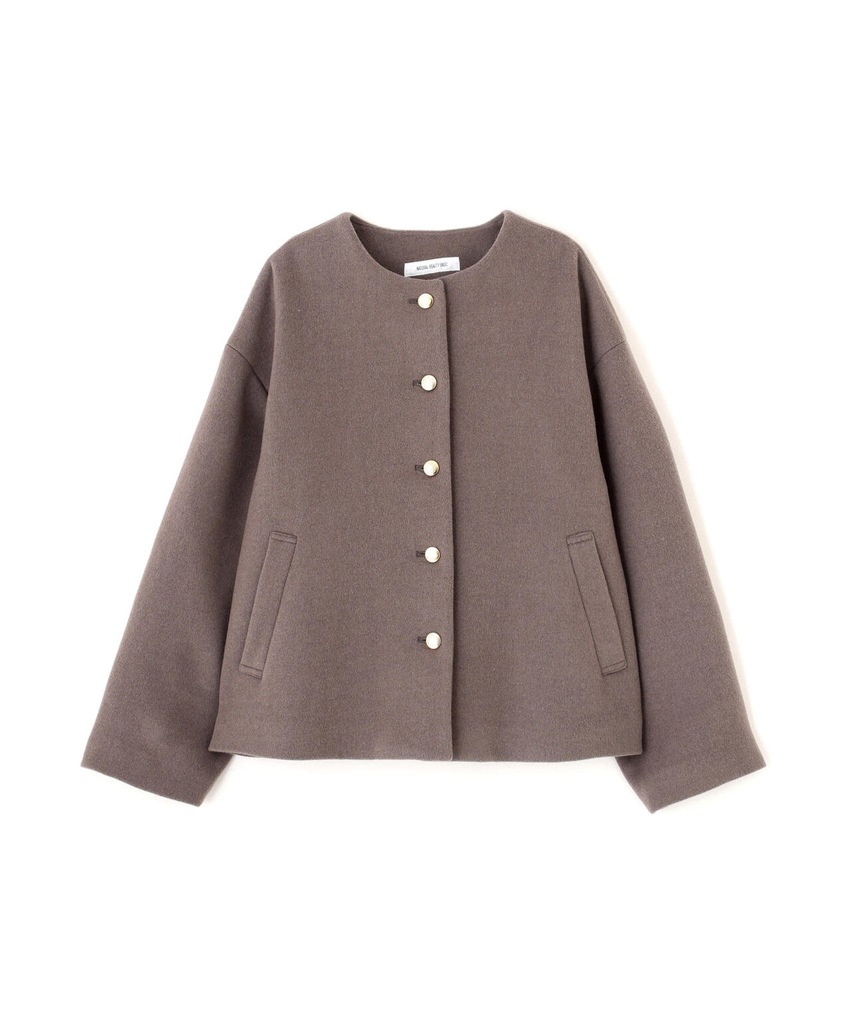 <EC限定カラー:モカ><ちょうど、いい服>“いつもの”が見違えるハーフコート
