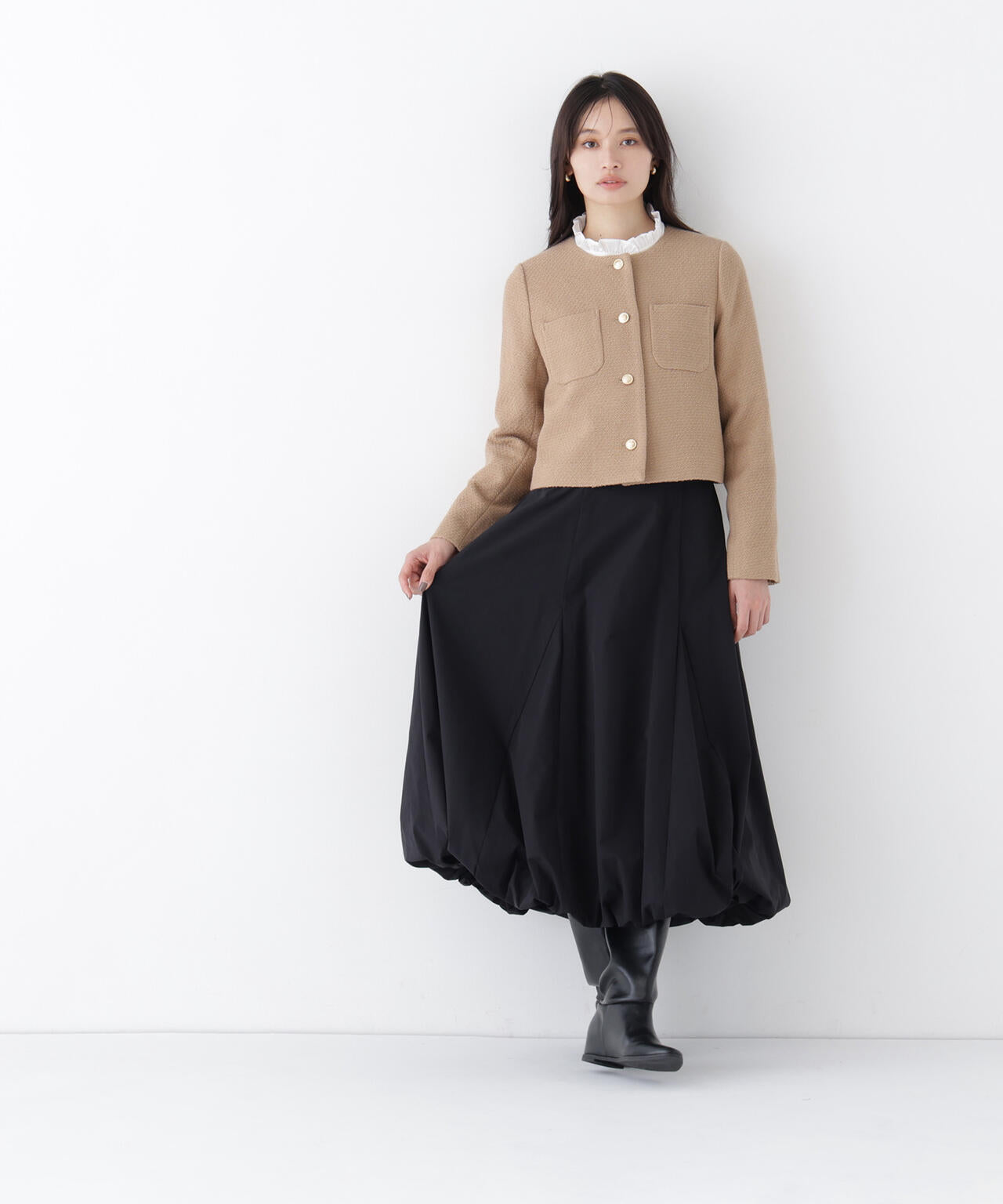 165.5cm 着用サイズ:M